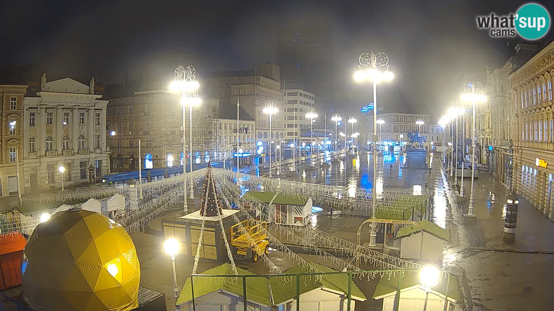 Zagreb Live Webcam Platz Bana Jelačić