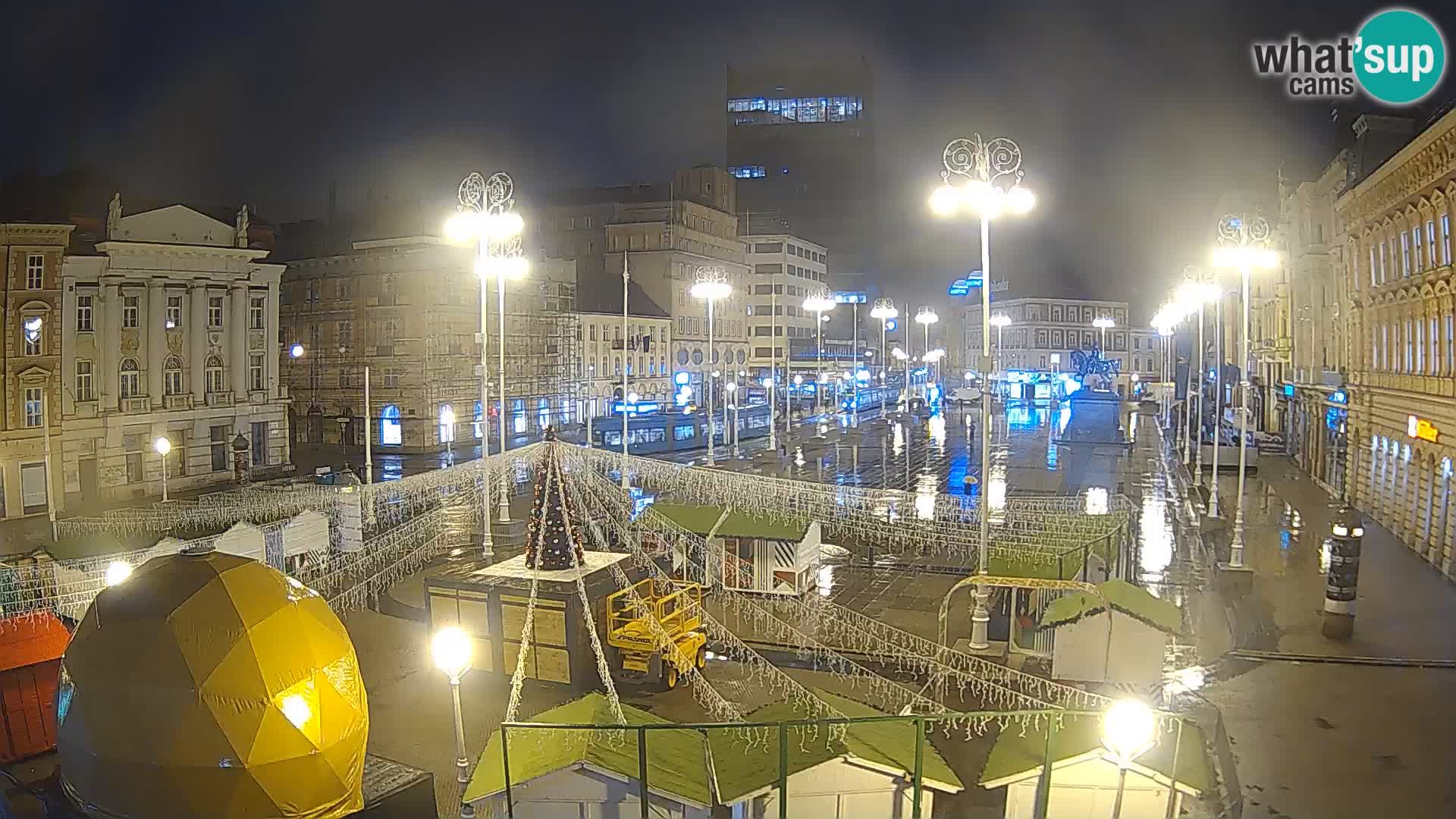 Zagreb camera en vivo plaza Bana Jelačić