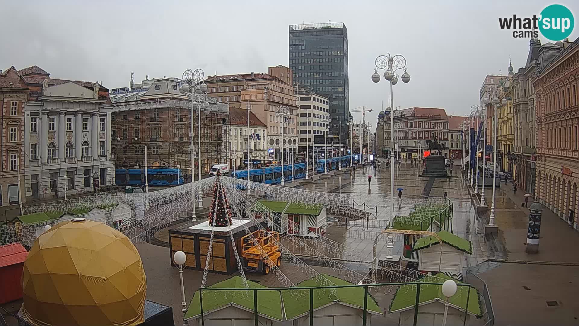 Zagabria Live Webcam piazza Bana Jelačić