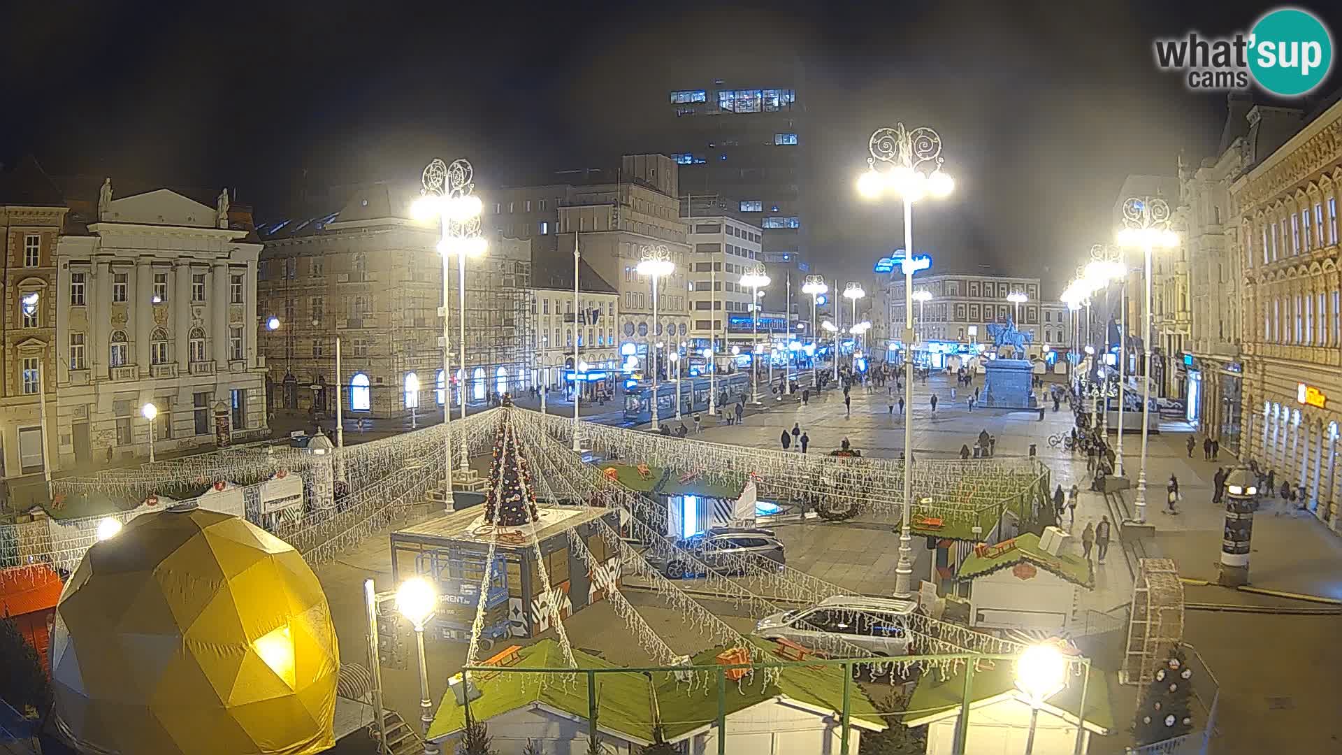 Zagabria Live Webcam piazza Bana Jelačić