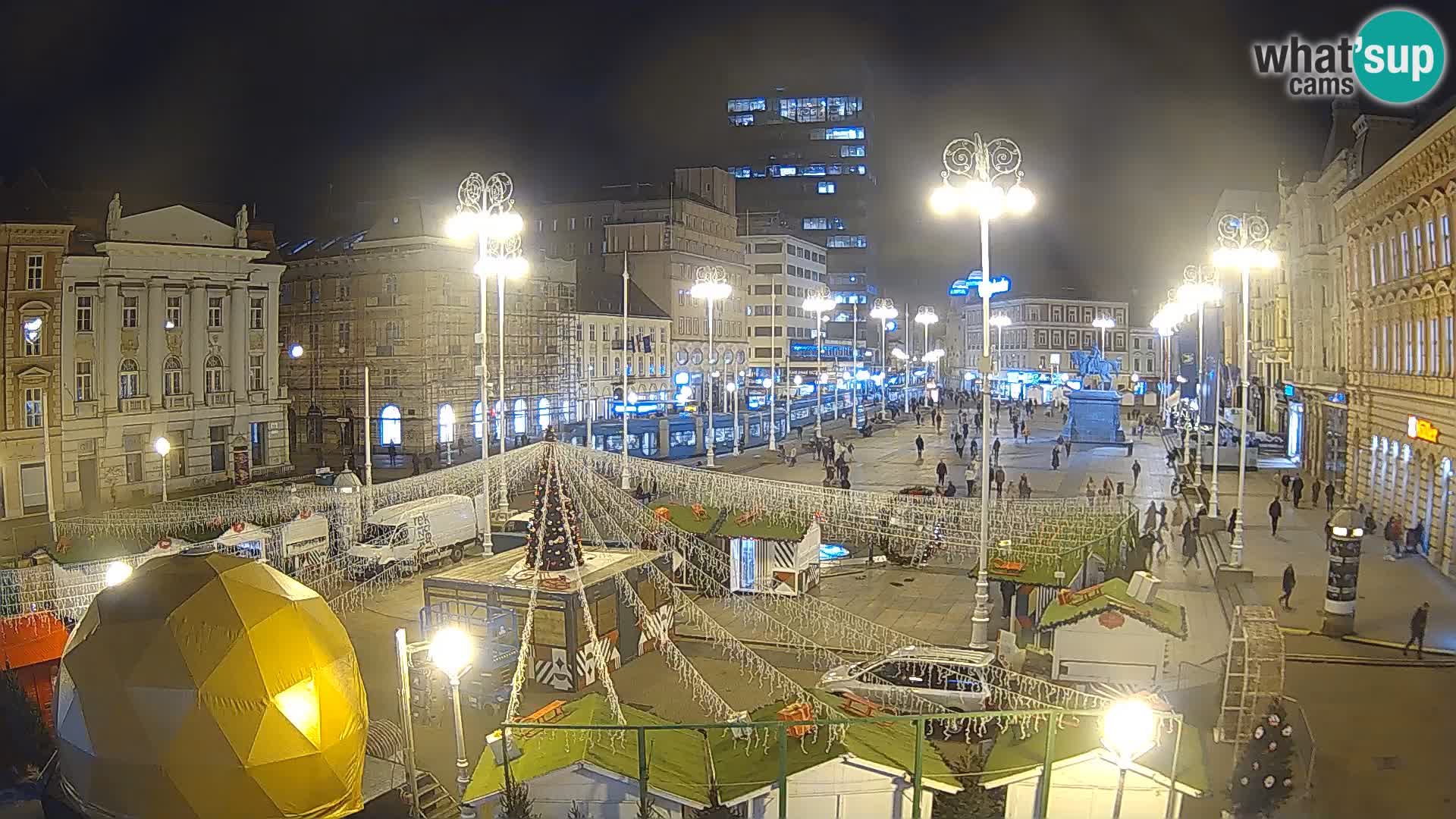 Zagabria Live Webcam piazza Bana Jelačić