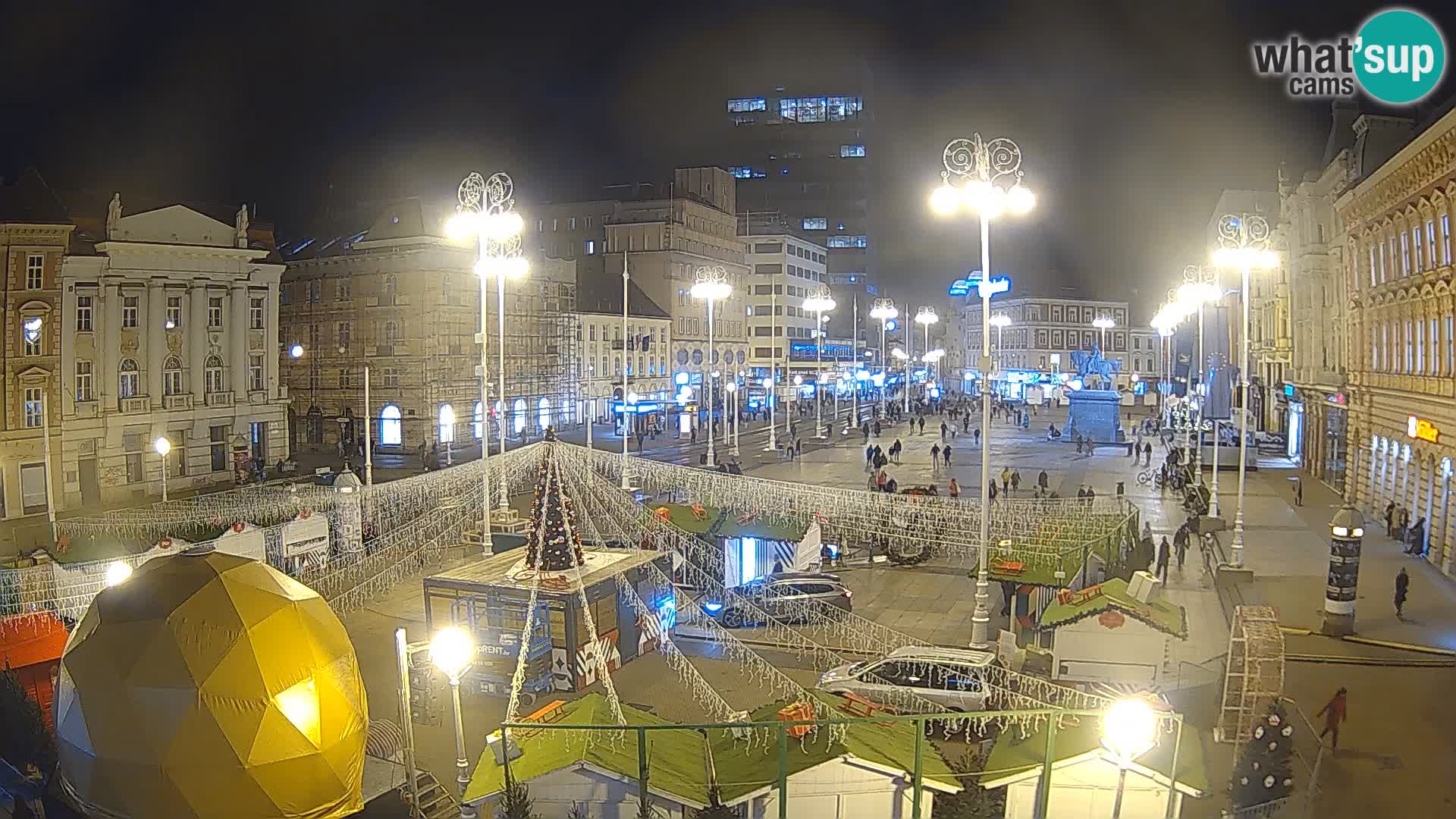 Zagabria Live Webcam piazza Bana Jelačić