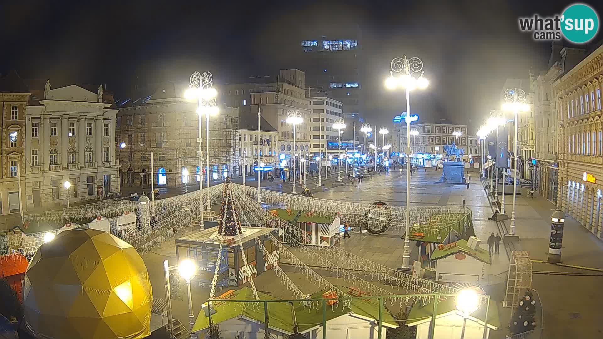 Zagabria Live Webcam piazza Bana Jelačić