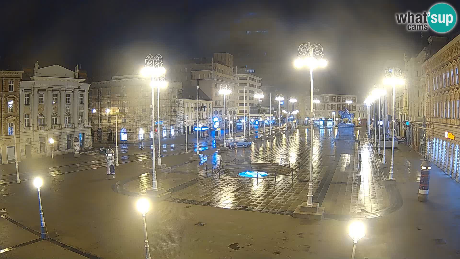 Zagreb Live Webcam Platz Bana Jelačić