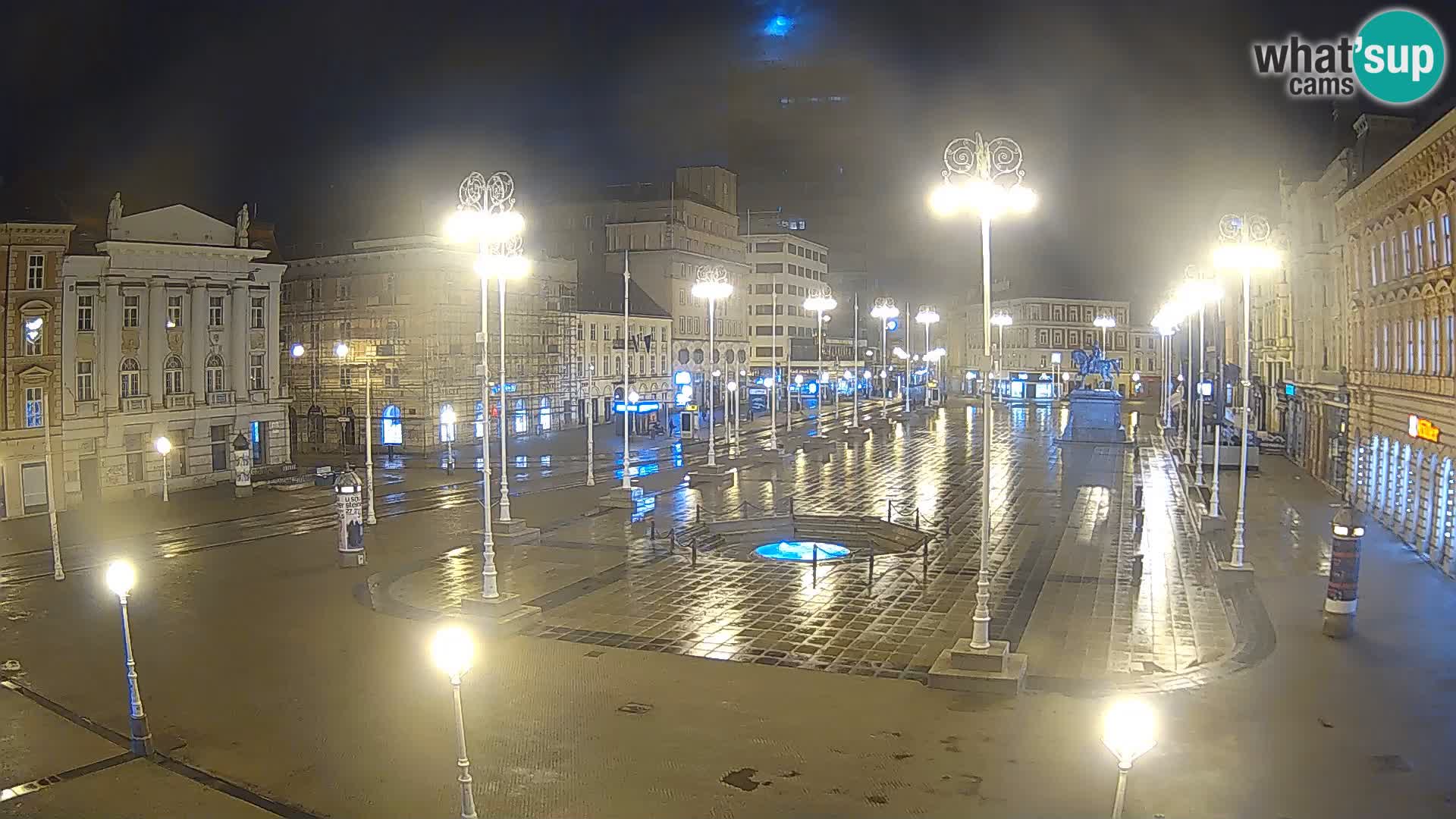 Zagabria Live Webcam piazza Bana Jelačić