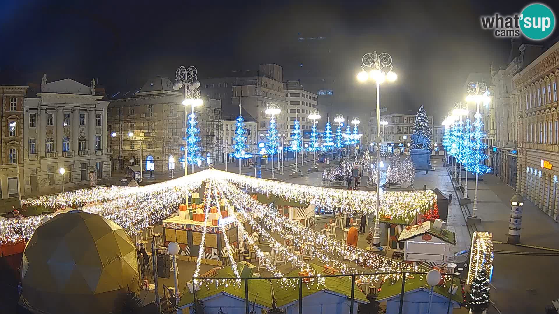 Zagreb Live Webcam Platz Bana Jelačić