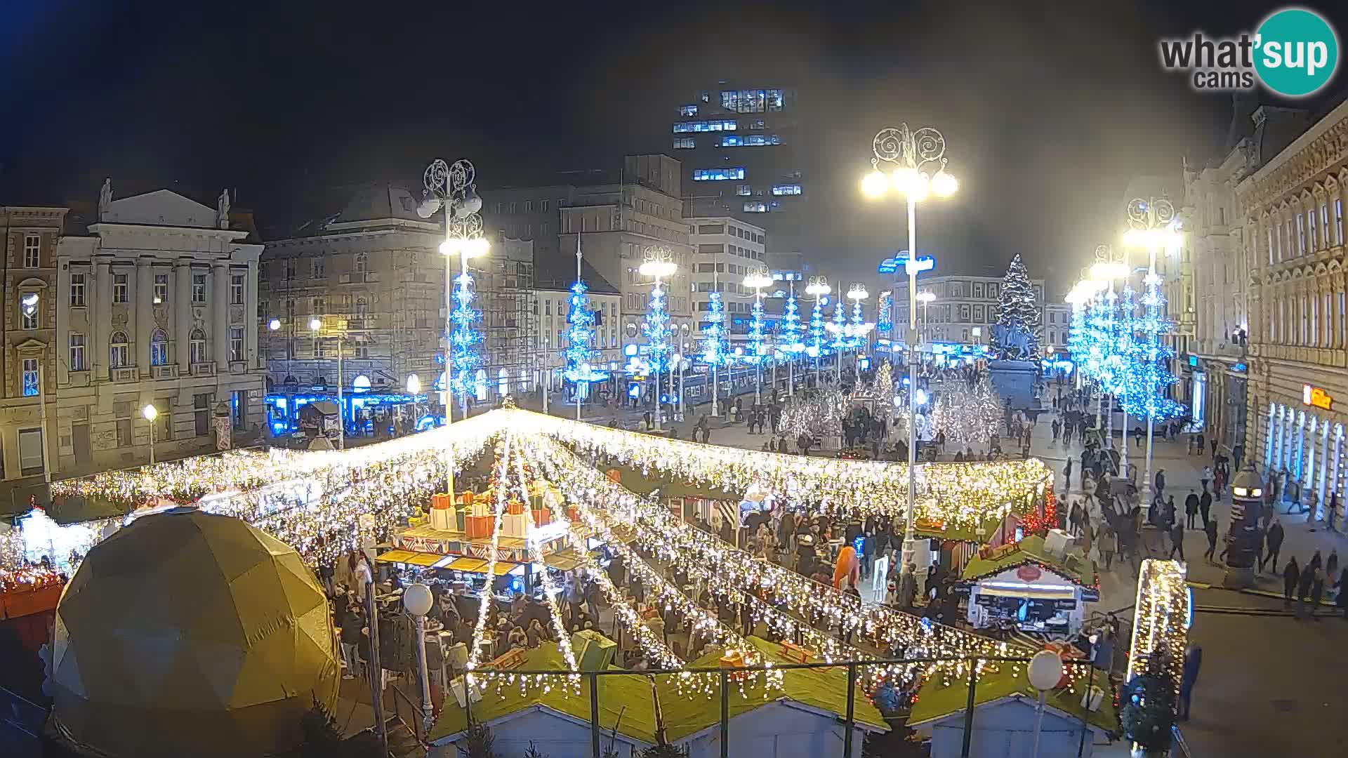 Zagabria Live Webcam piazza Bana Jelačić