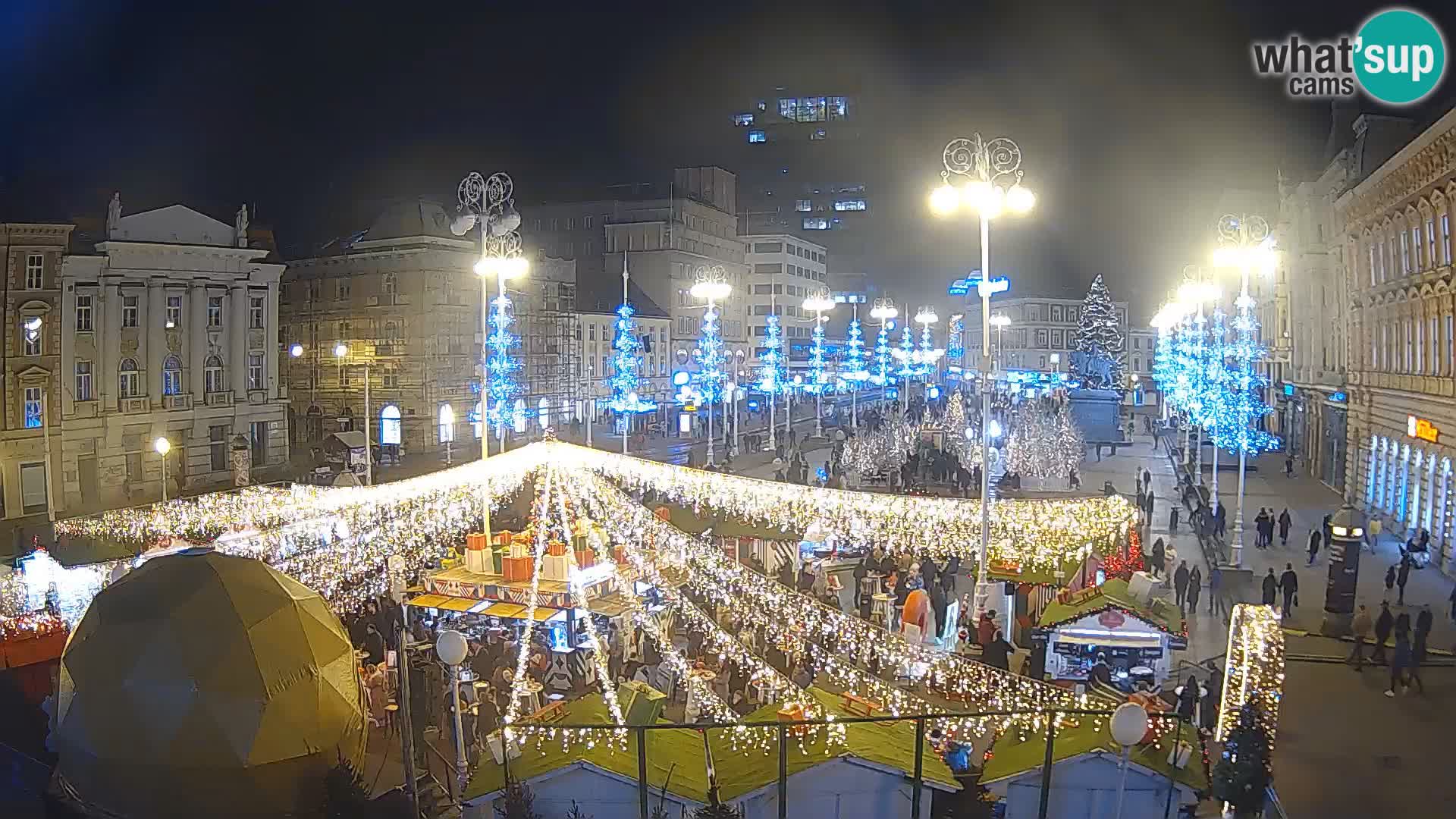 Zagabria Live Webcam piazza Bana Jelačić