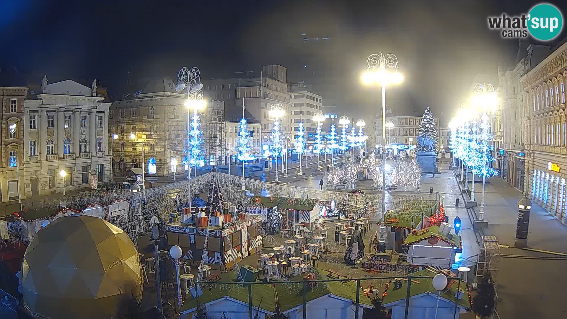 Zagreb camera en vivo plaza Bana Jelačić