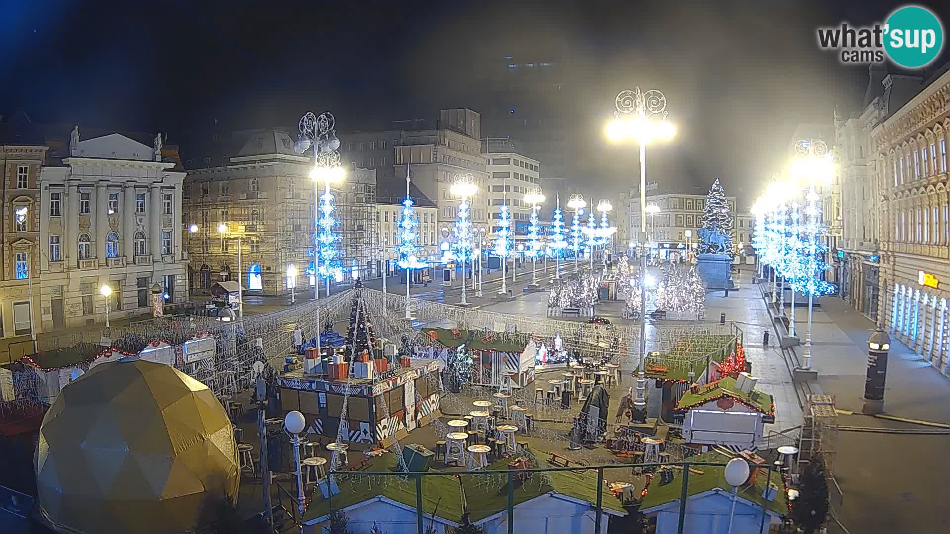 Zagreb Live Webcam Platz Bana Jelačić