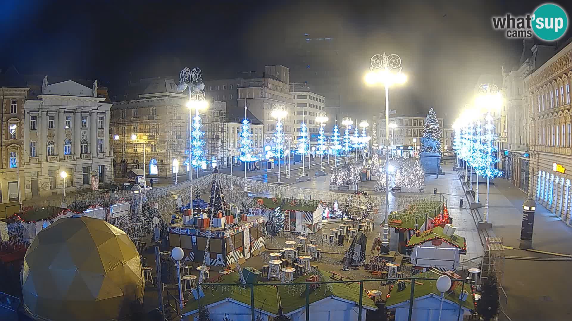 Zagabria Live Webcam piazza Bana Jelačić