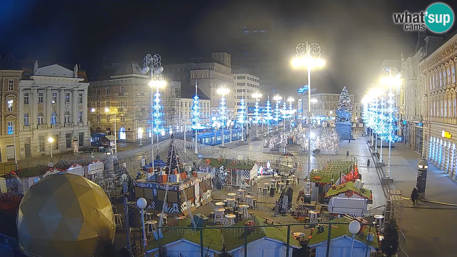 Zagreb Live Webcam Platz Bana Jelačić