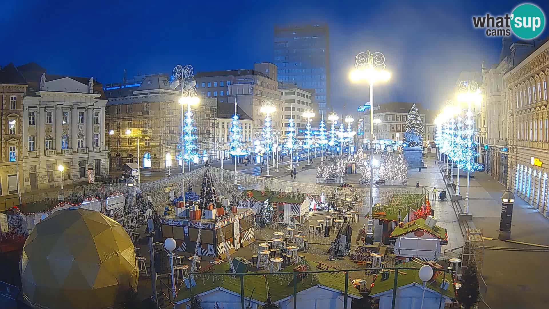 Zagabria Live Webcam piazza Bana Jelačić