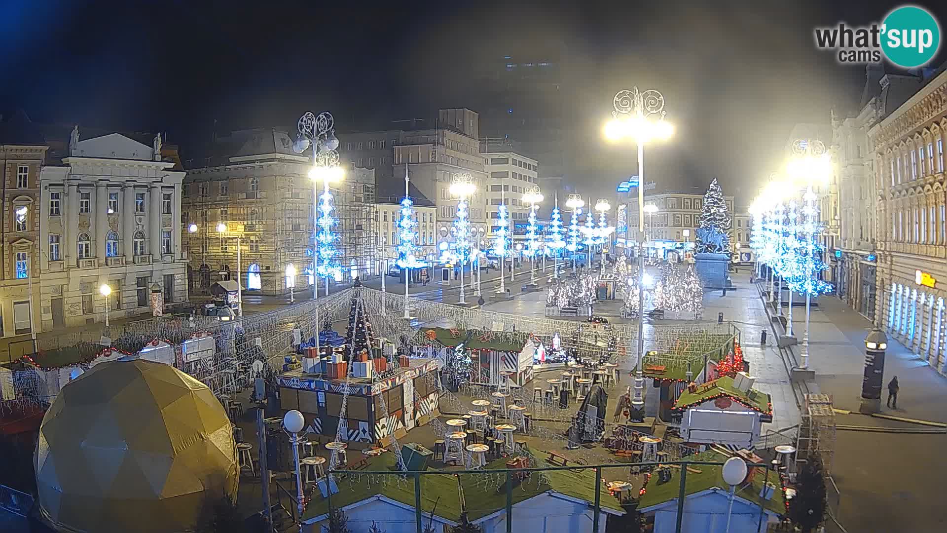 Zagreb Live Webcam Platz Bana Jelačić