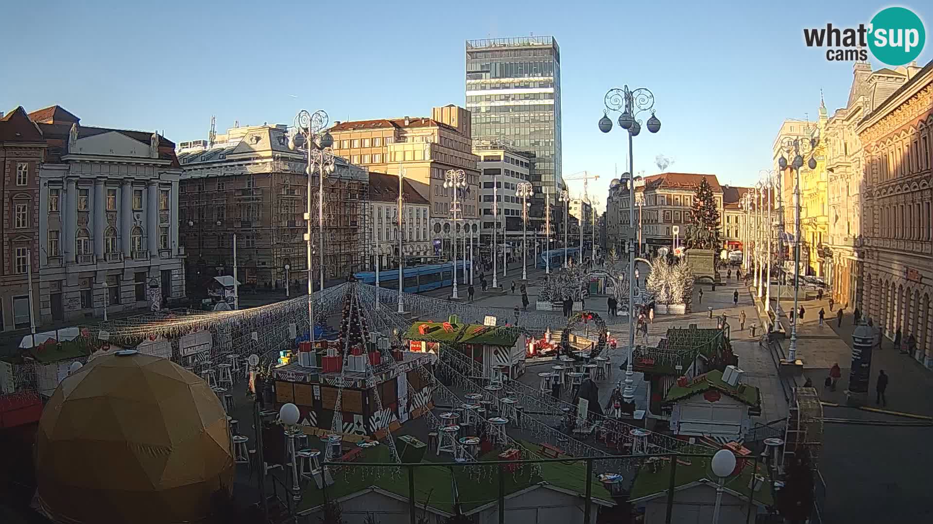 Zagreb Livecam – Bana Jelačić square