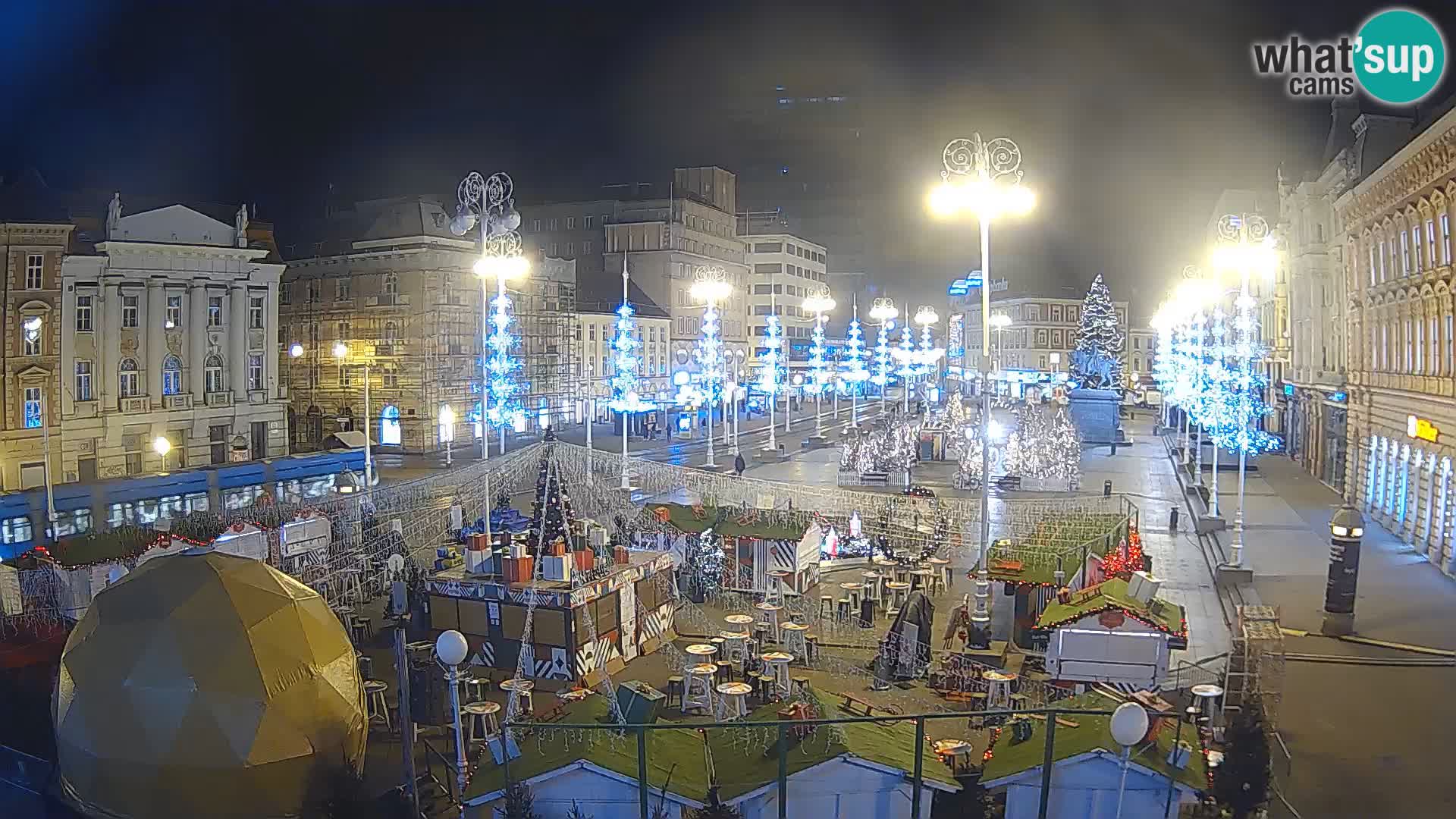 Zagreb camera en vivo plaza Bana Jelačić