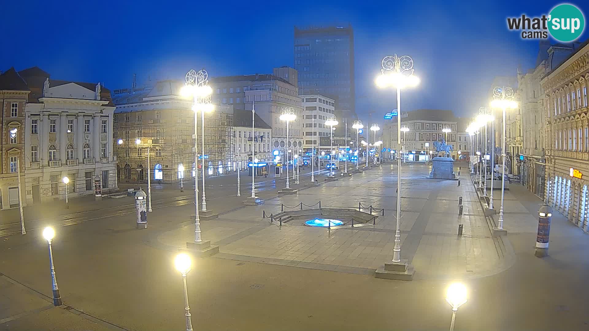 Zagreb Live Webcam Platz Bana Jelačić