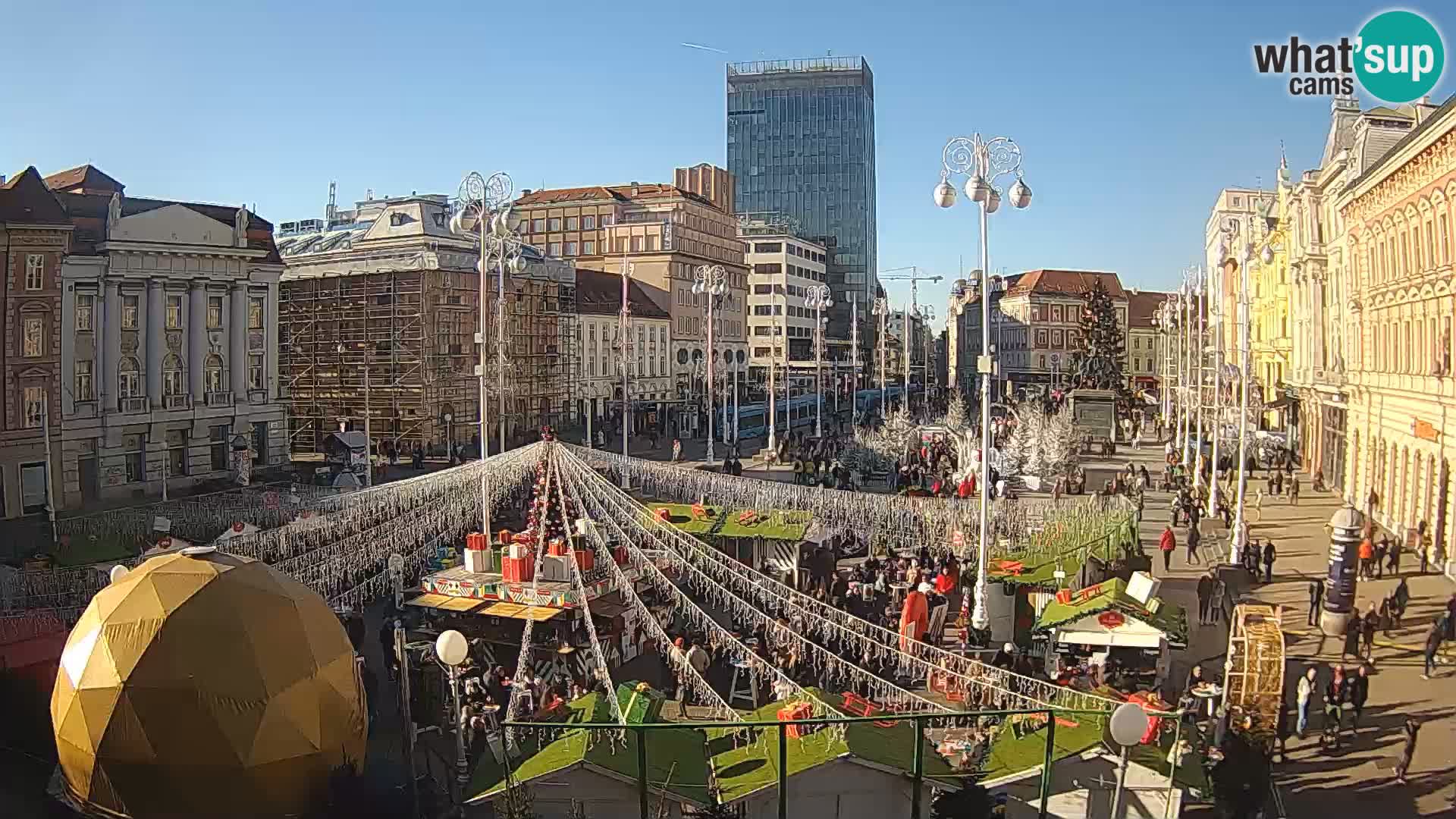 Zagreb Livecam – Bana Jelačić square