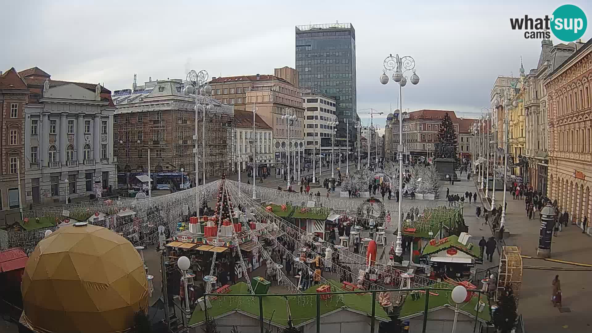 Zagreb Livecam – Bana Jelačić square