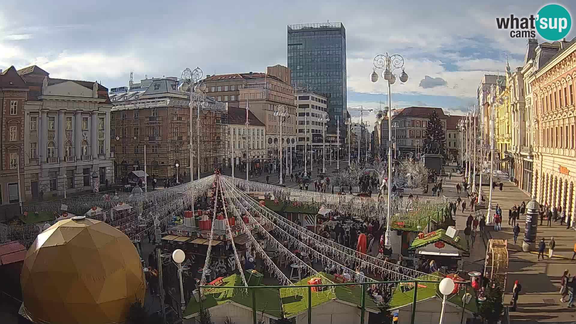 Zagreb Livecam – Bana Jelačić square