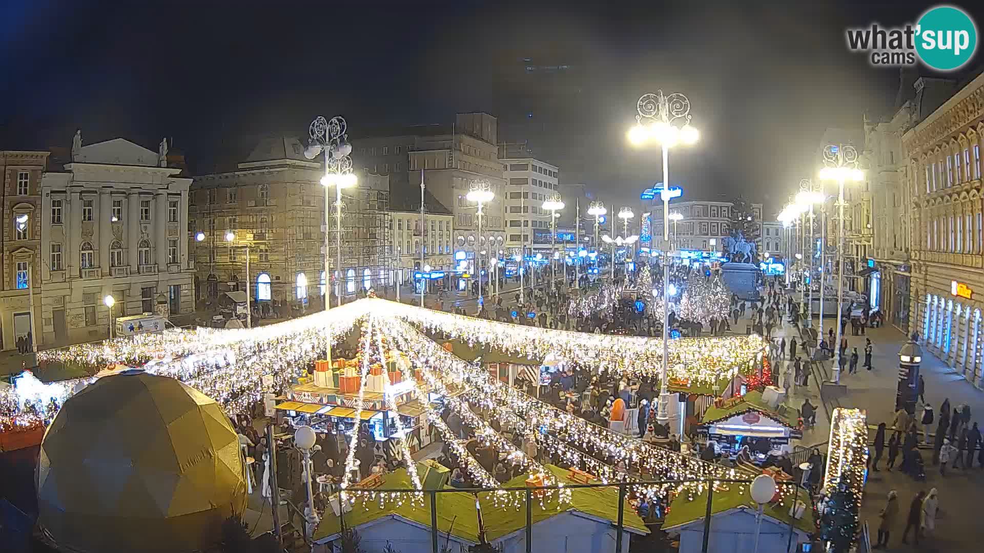 Zagabria Live Webcam piazza Bana Jelačić