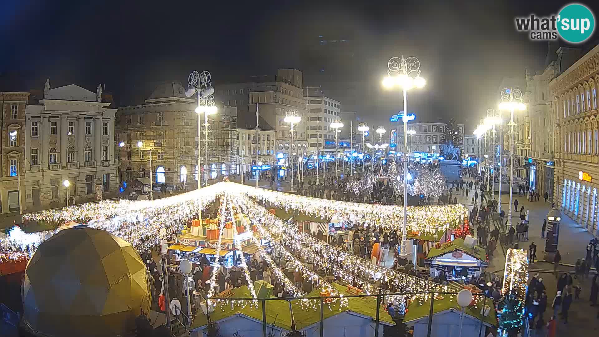 Zagabria Live Webcam piazza Bana Jelačić