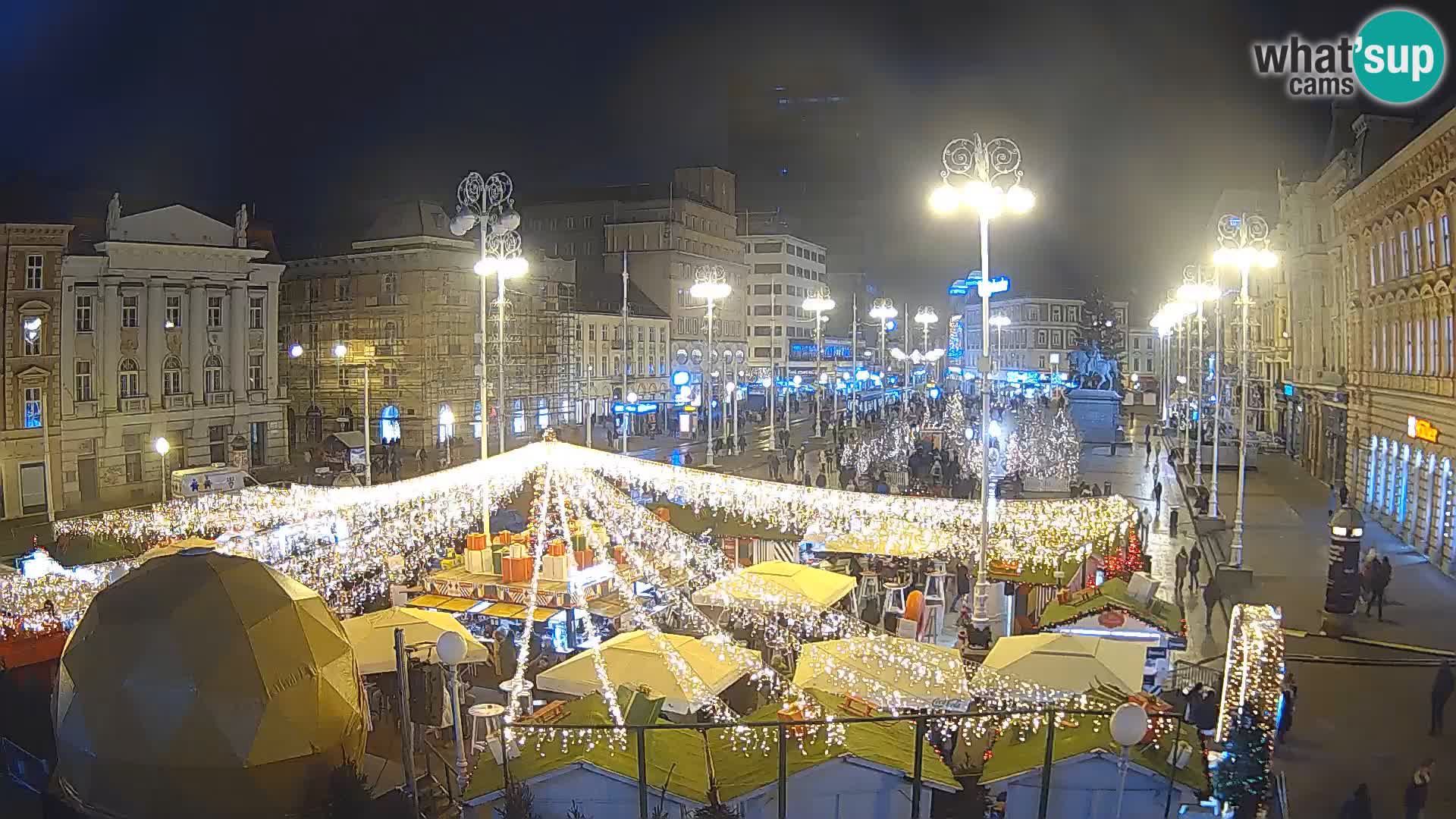 Zagabria Live Webcam piazza Bana Jelačić