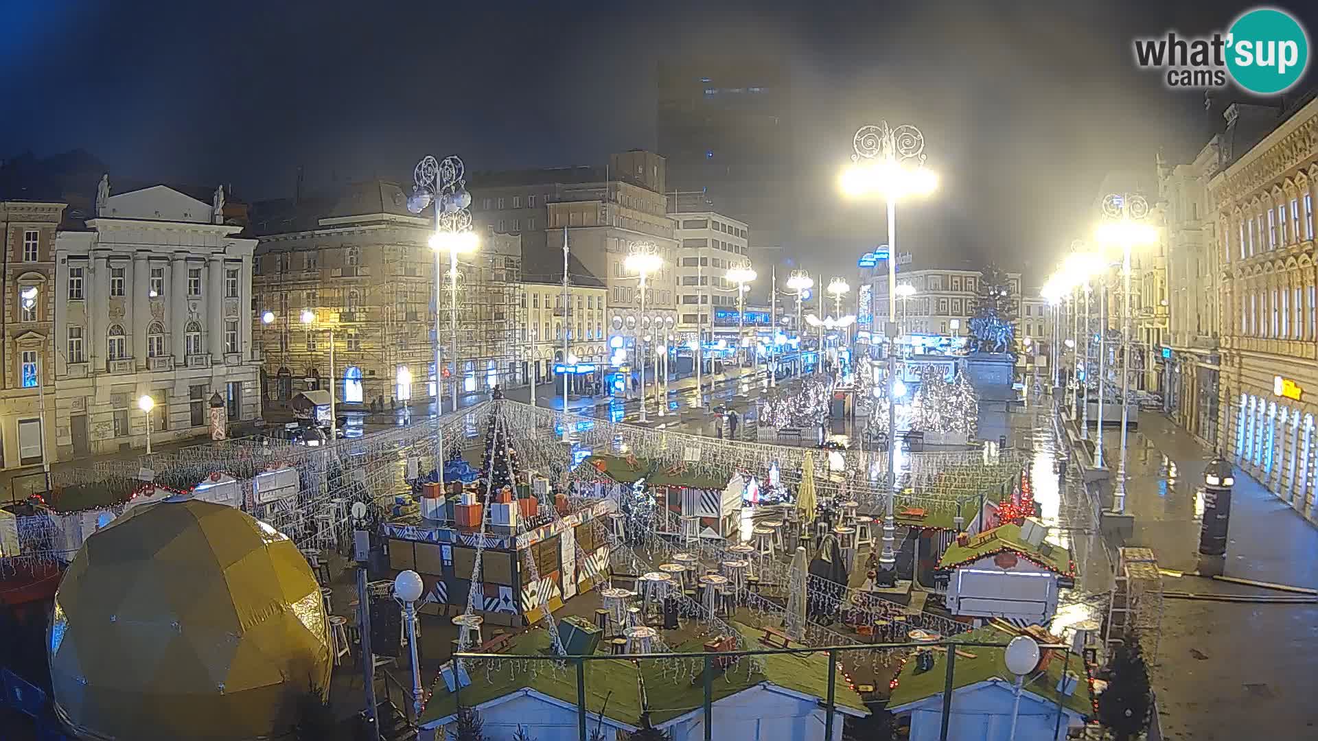 Zagreb Live Webcam Platz Bana Jelačić