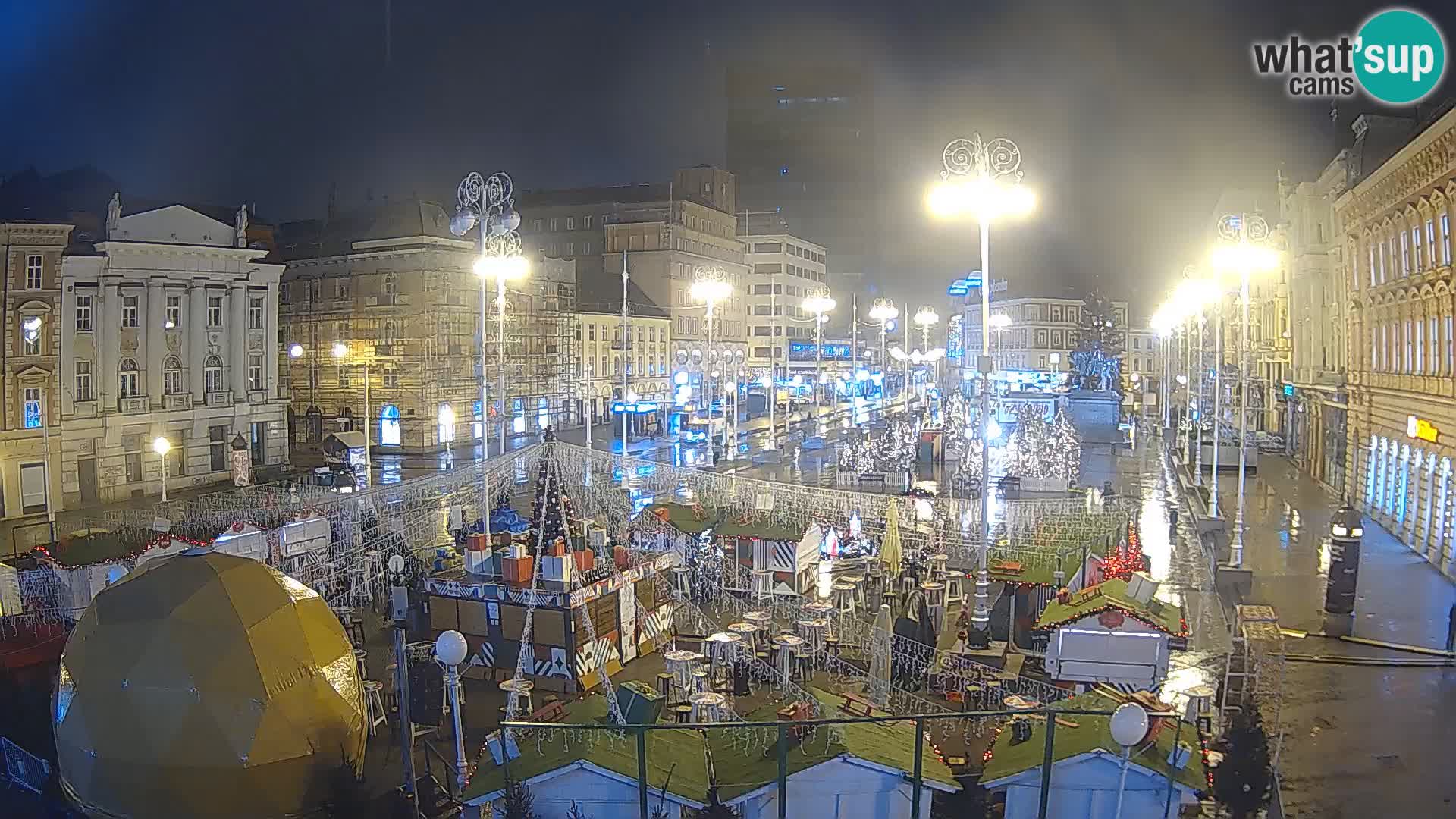 Zagreb camera en vivo plaza Bana Jelačić