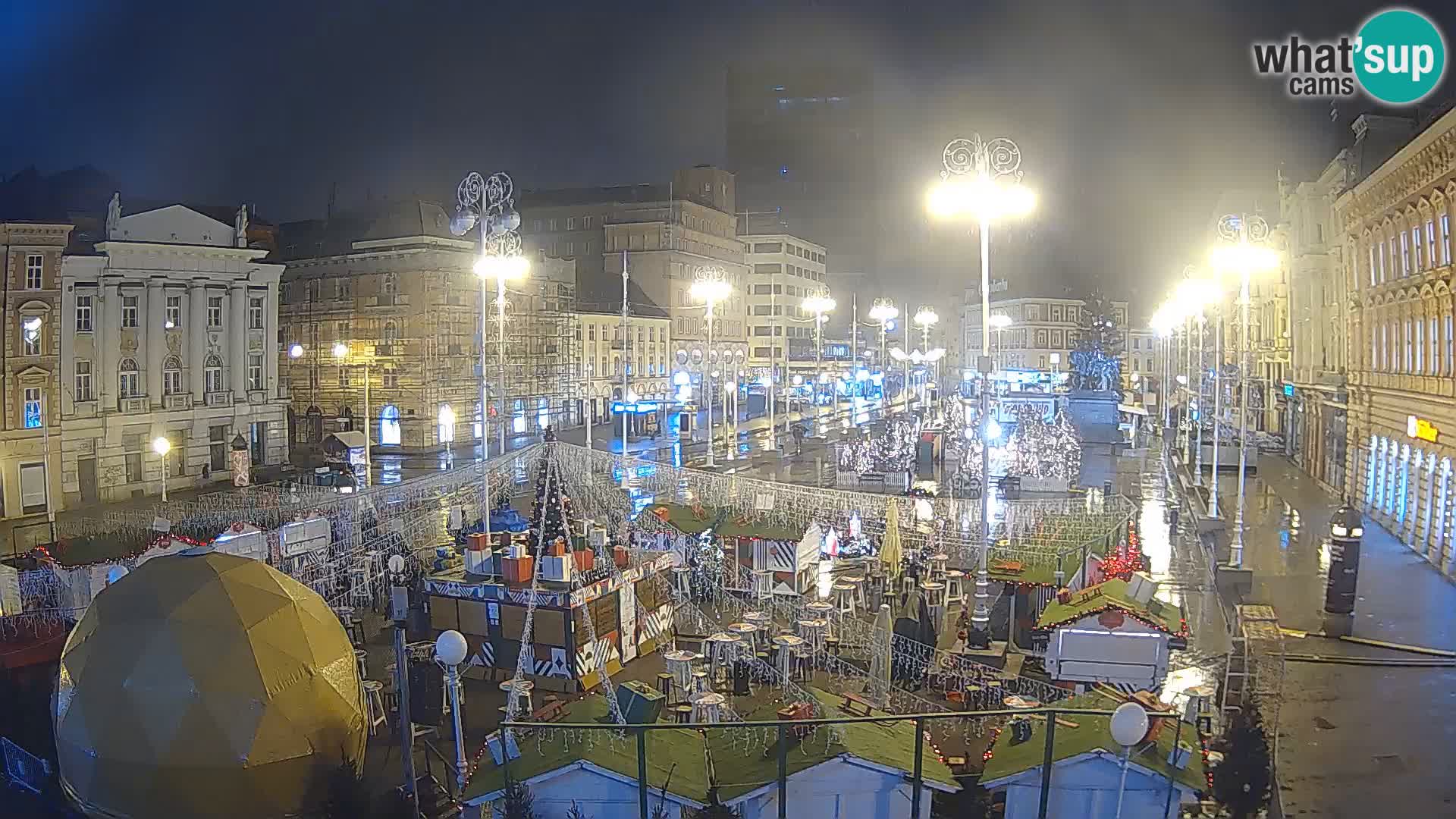 Zagreb Live Webcam Platz Bana Jelačić