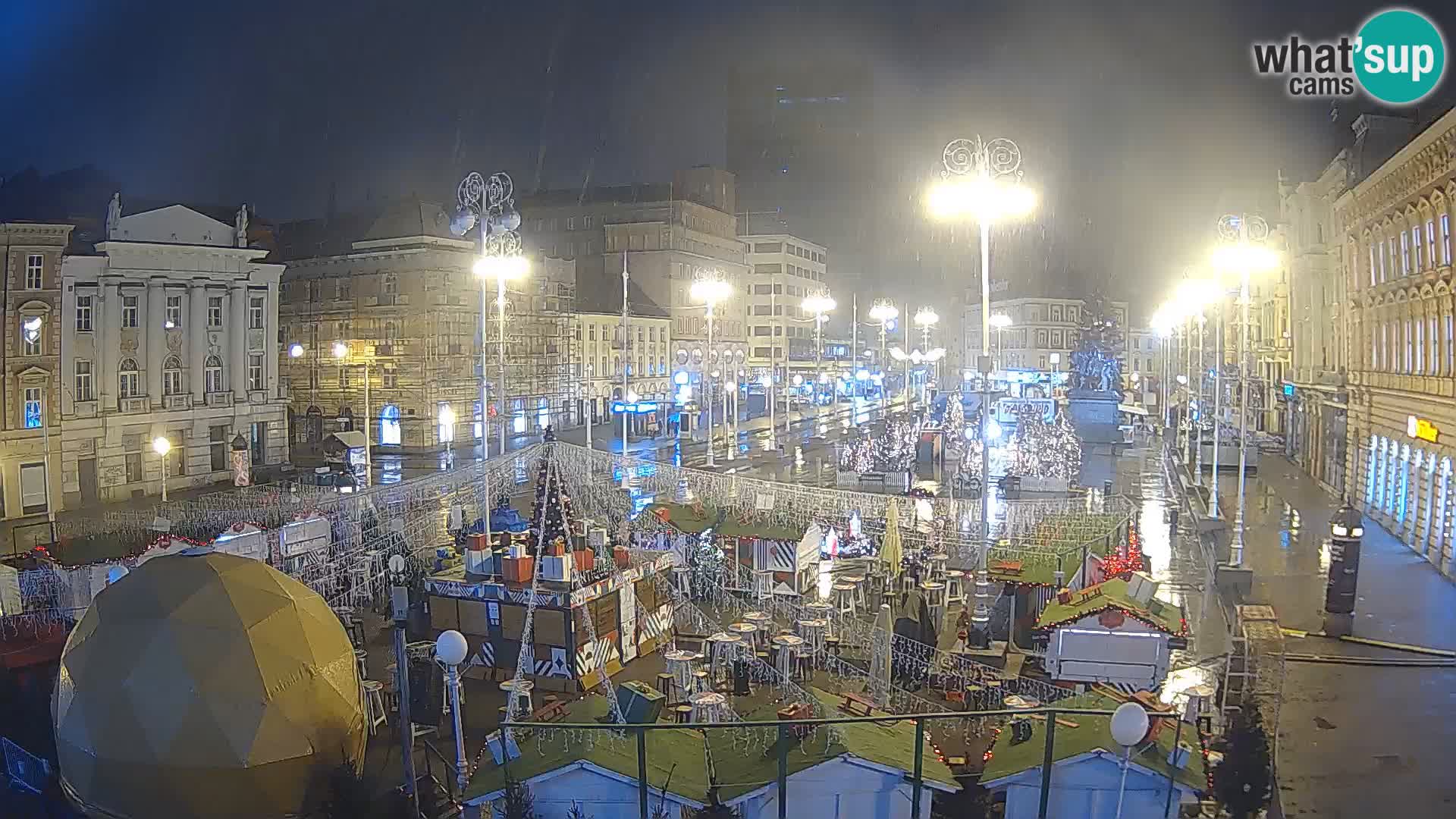 Zagreb Live Webcam Platz Bana Jelačić