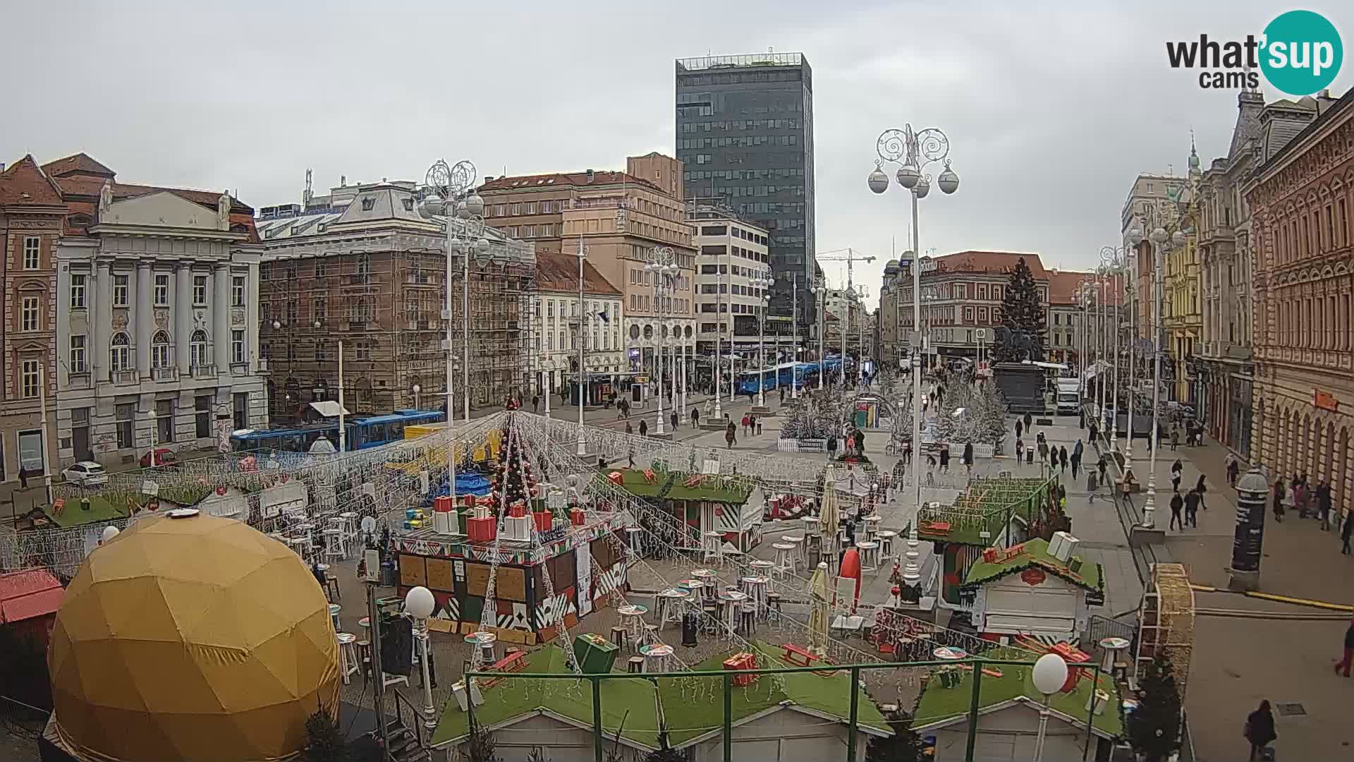 Zagreb Livecam – Bana Jelačić square