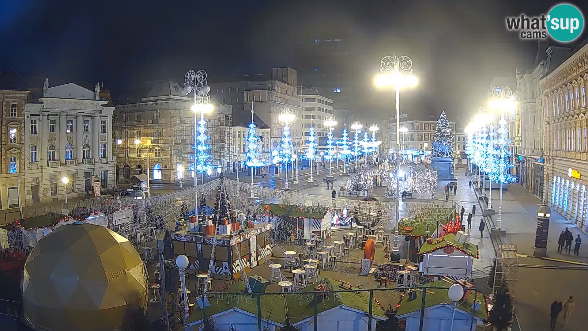 Zagreb Live Webcam – Bana Jelačić square