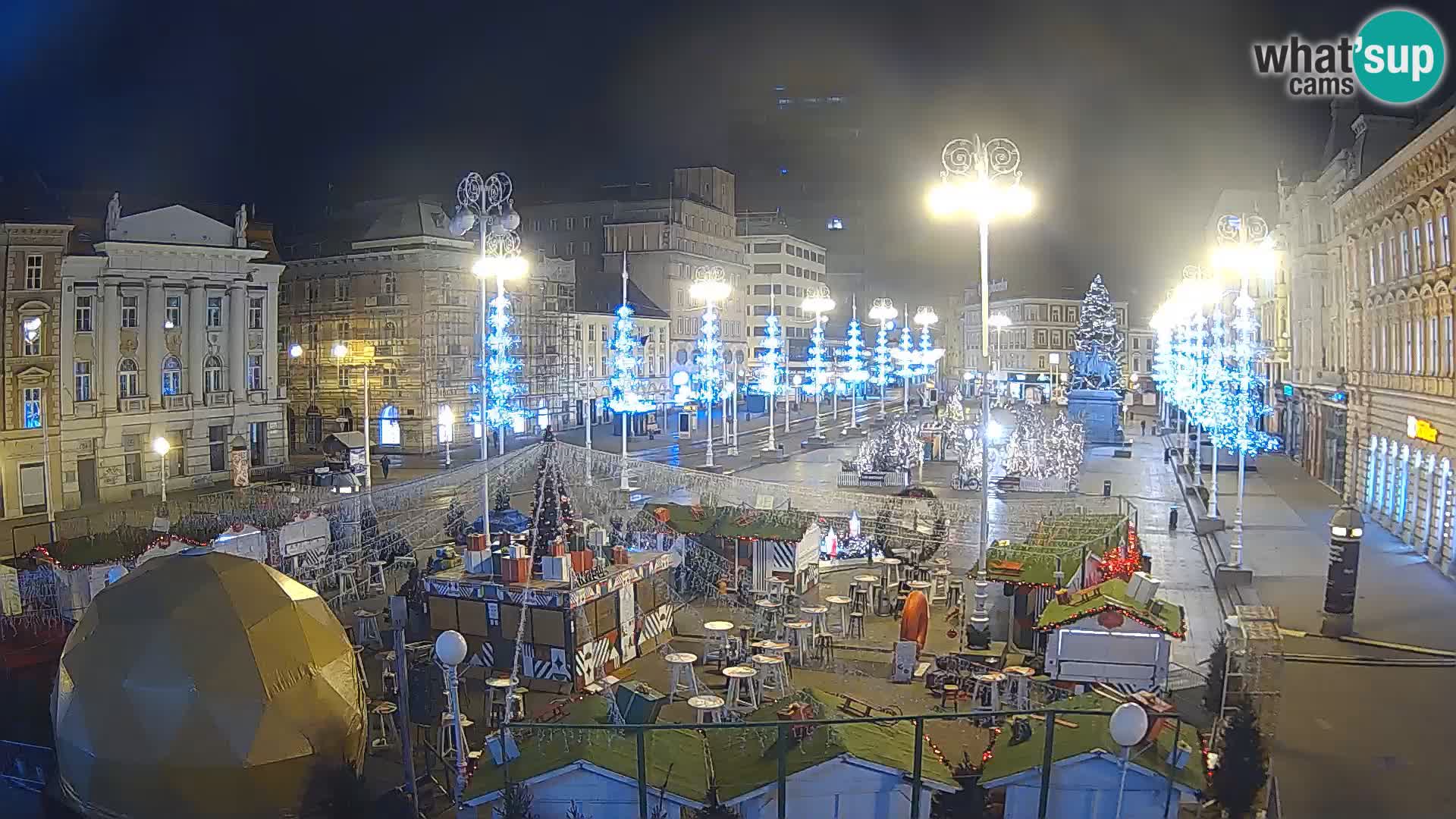 Zagreb camera en vivo plaza Bana Jelačić