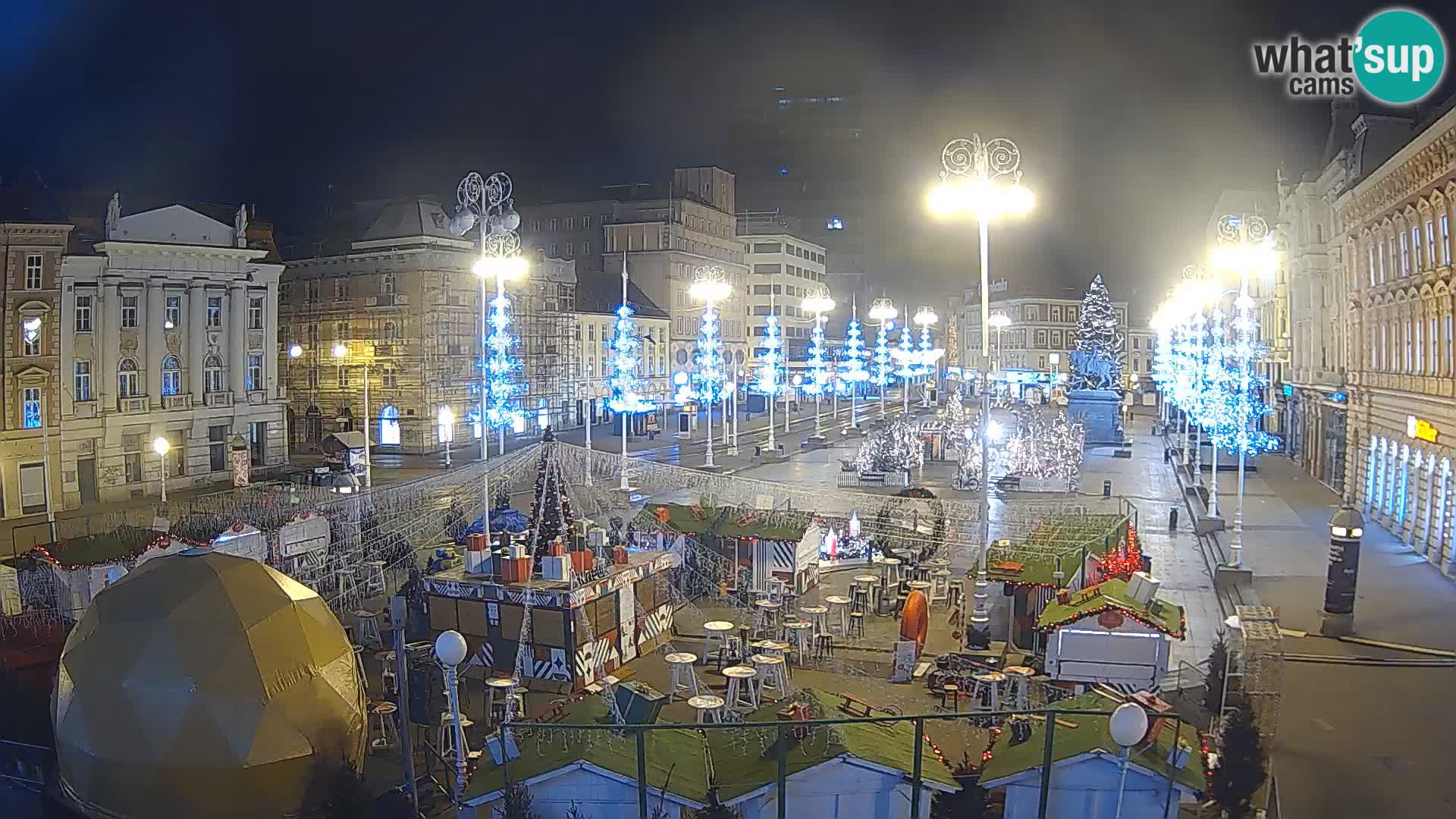 Zagreb Live Webcam Platz Bana Jelačić