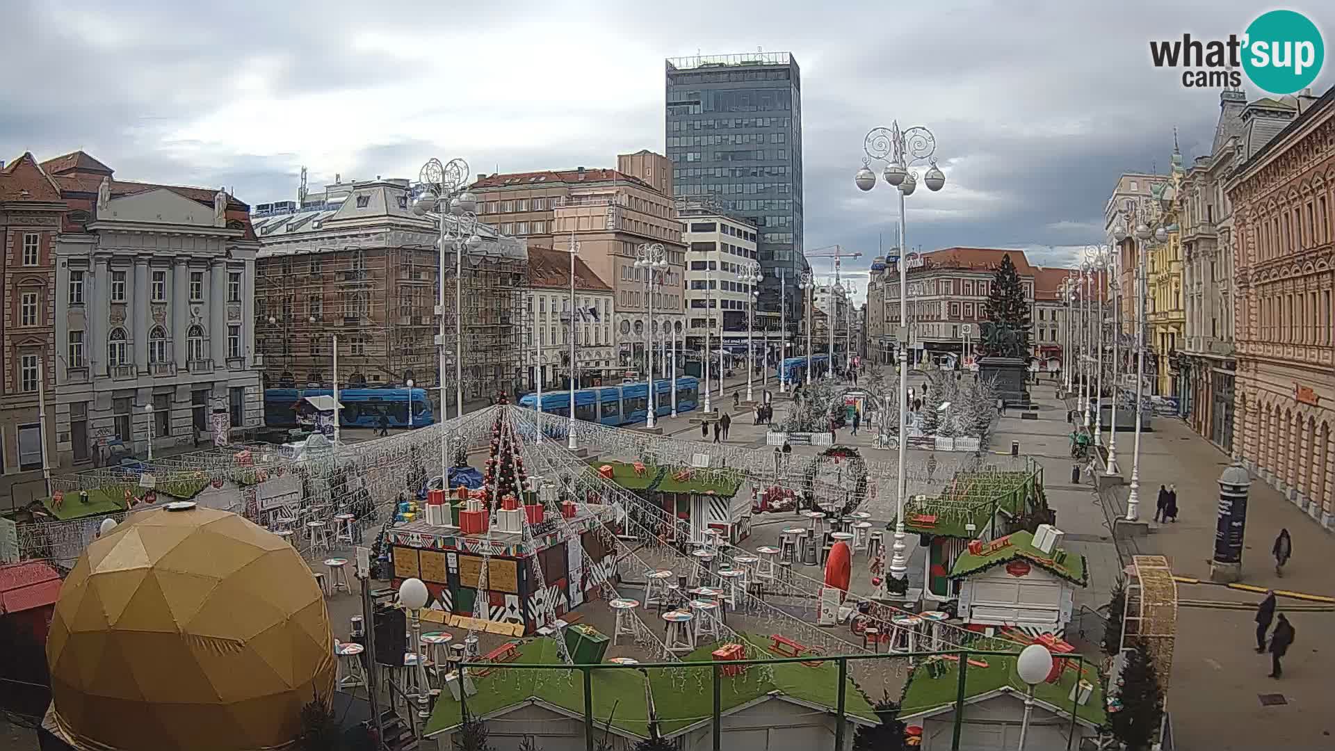 Zagabria Live Webcam piazza Bana Jelačić