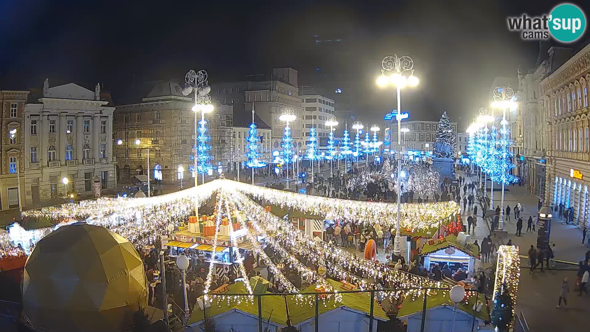 Zagabria Live Webcam piazza Bana Jelačić