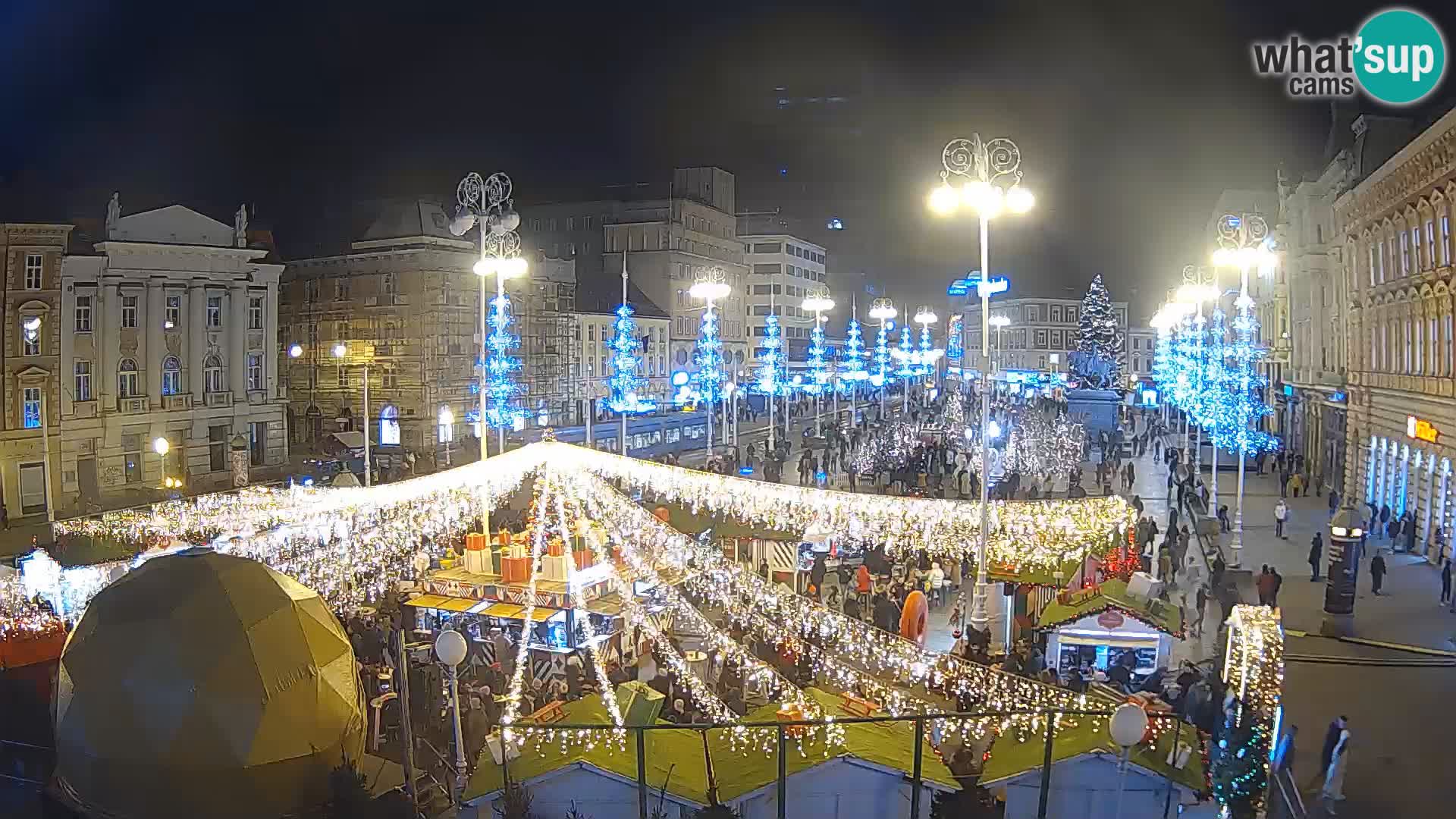 Zagabria Live Webcam piazza Bana Jelačić