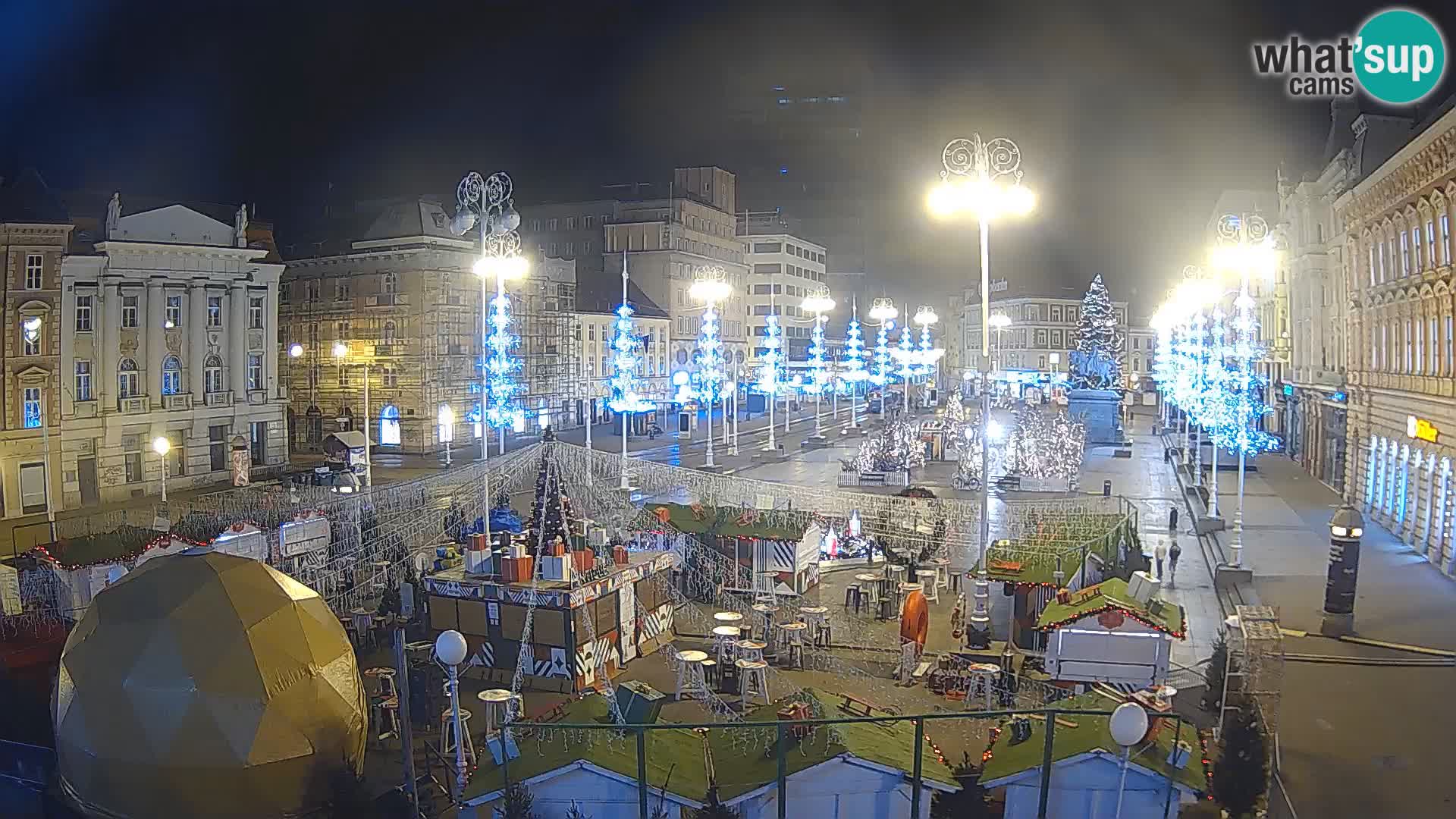 Zagreb camera en vivo plaza Bana Jelačić