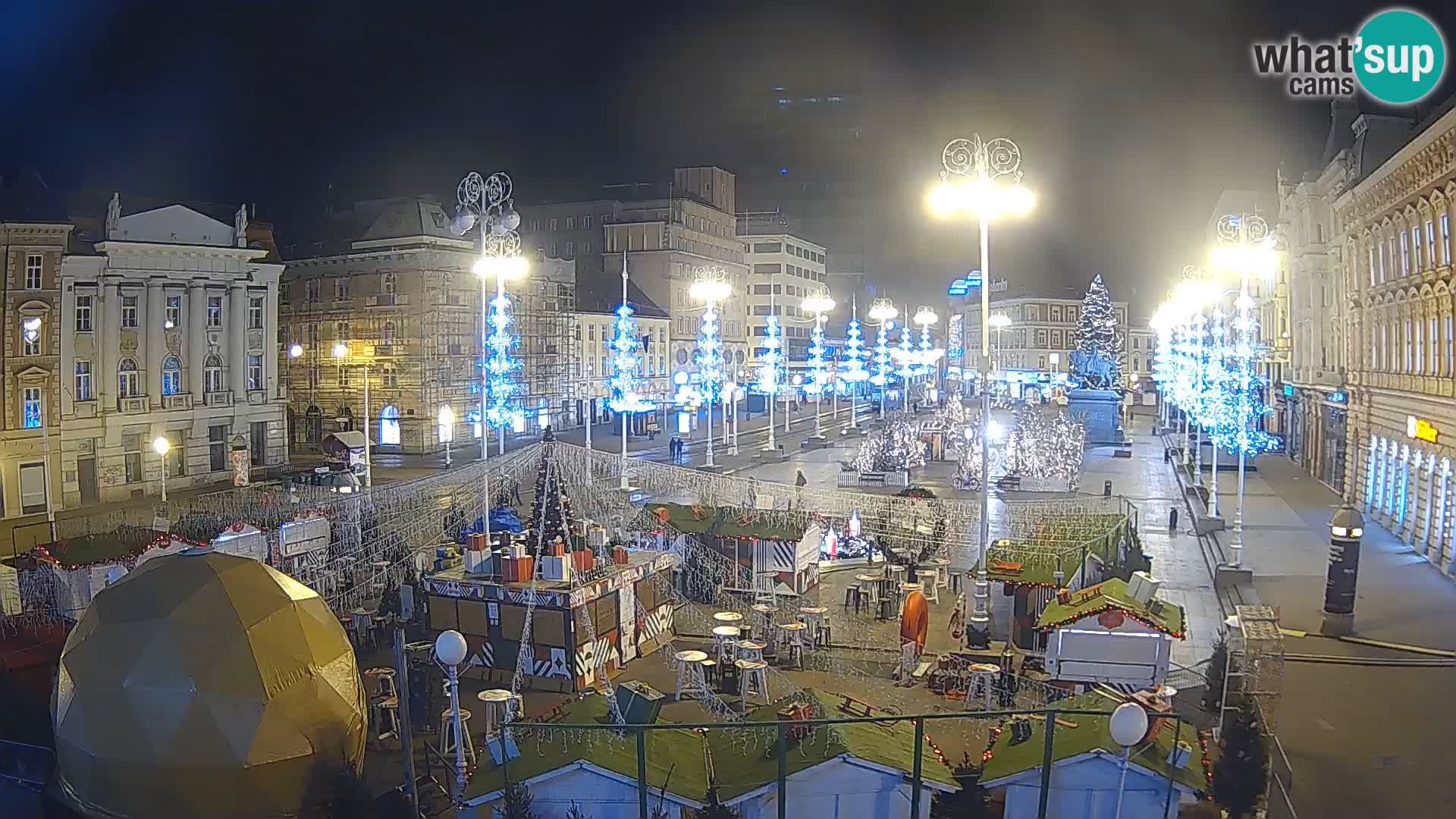 Zagreb Live Webcam Platz Bana Jelačić