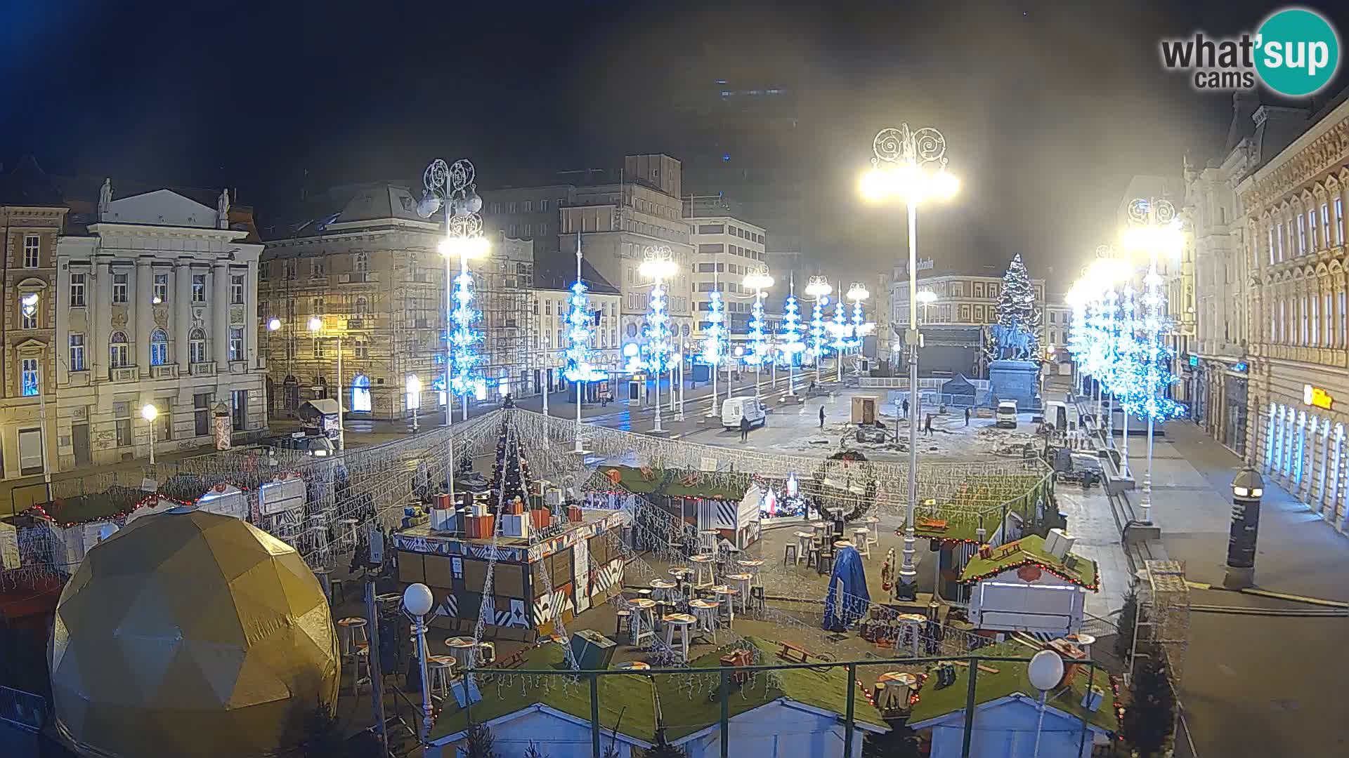 Zagreb Live Webcam Platz Bana Jelačić