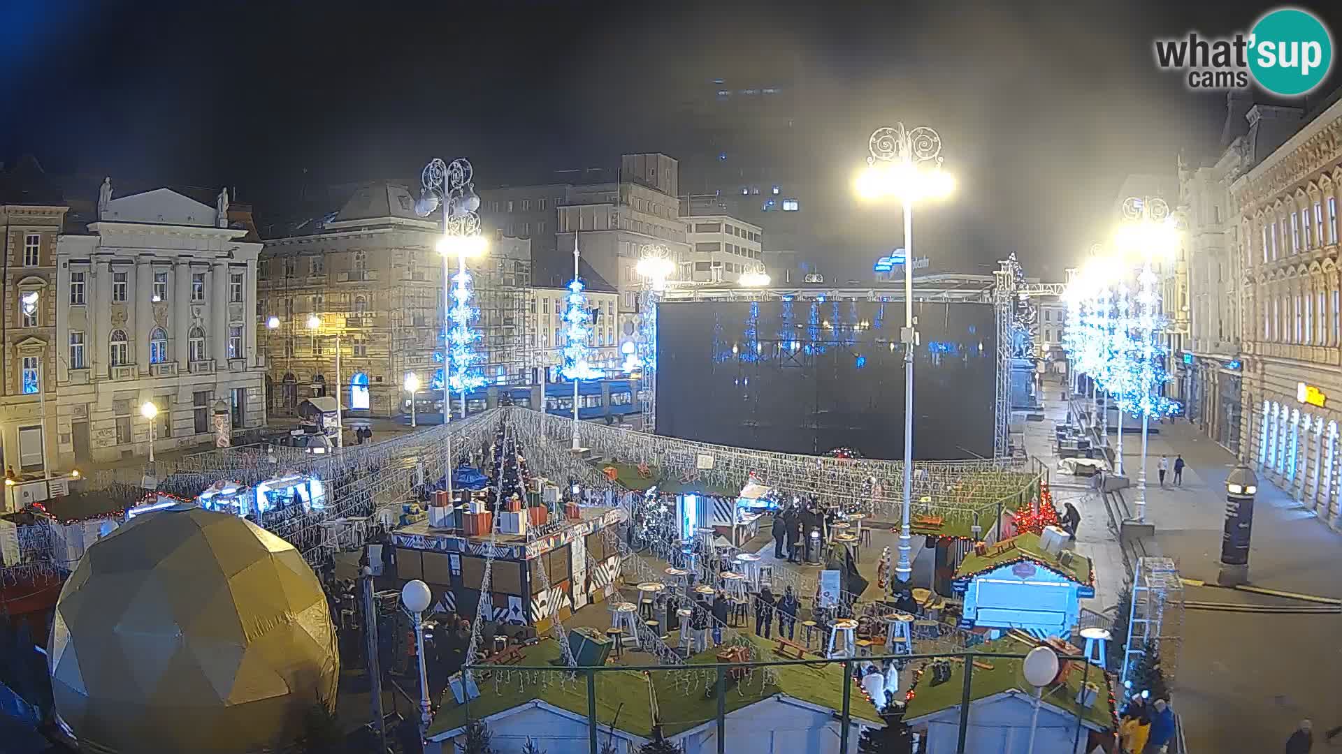 Zagreb Live Webcam – Bana Jelačić square