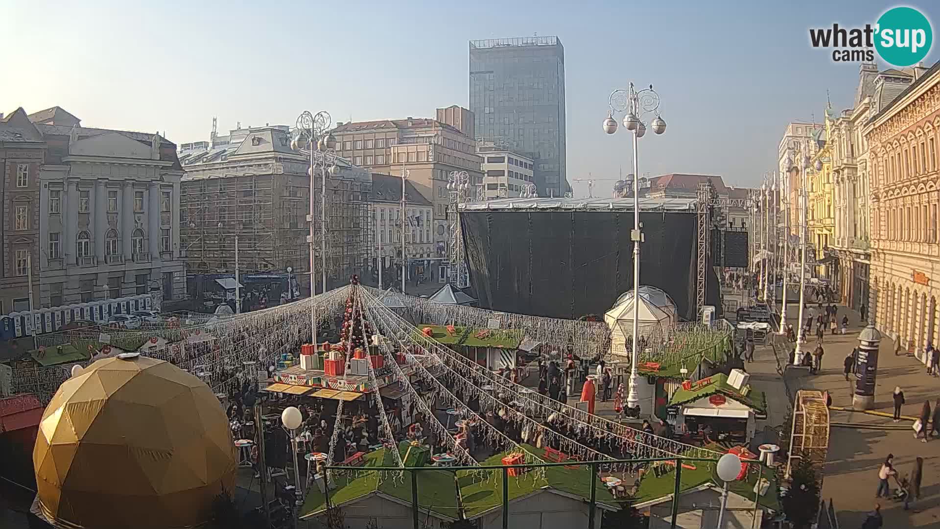 Zagreb Livecam – Bana Jelačić square