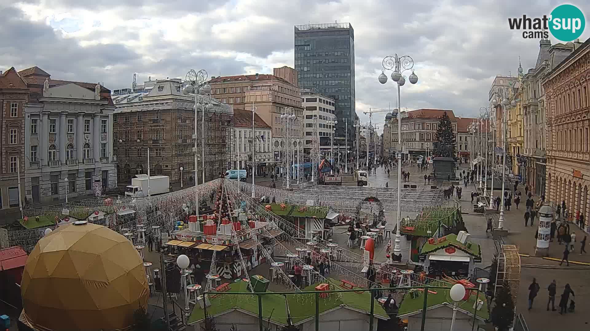 Zagreb Livecam – Bana Jelačić square