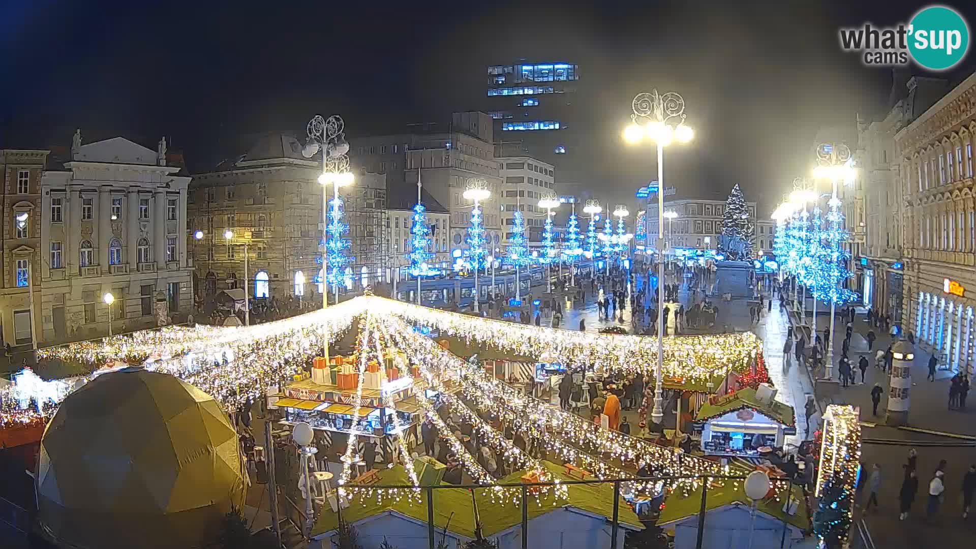 Zagabria Live Webcam piazza Bana Jelačić