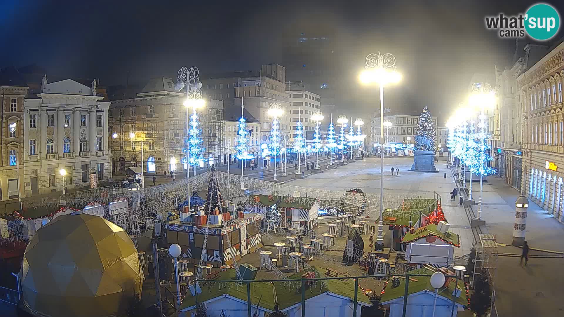 Zagabria Live Webcam piazza Bana Jelačić