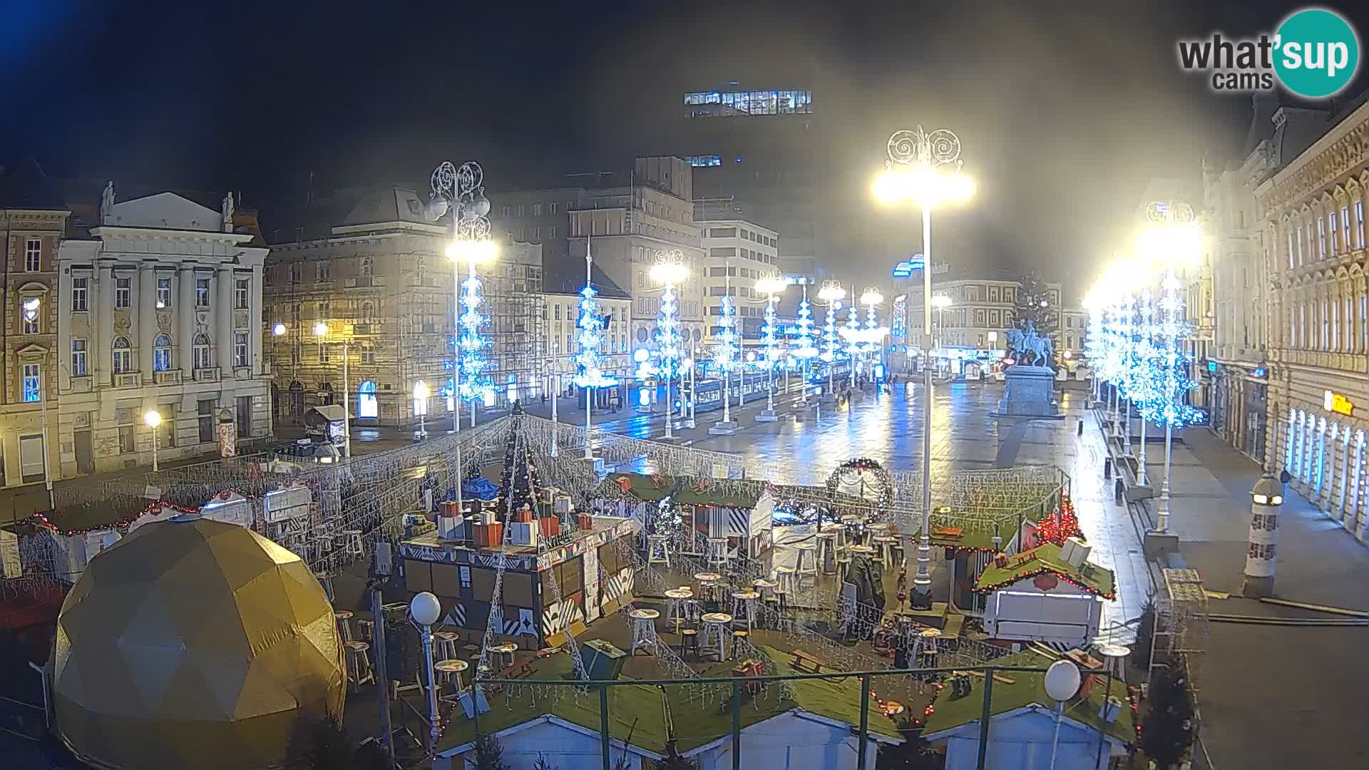 Zagreb camera en vivo plaza Bana Jelačić