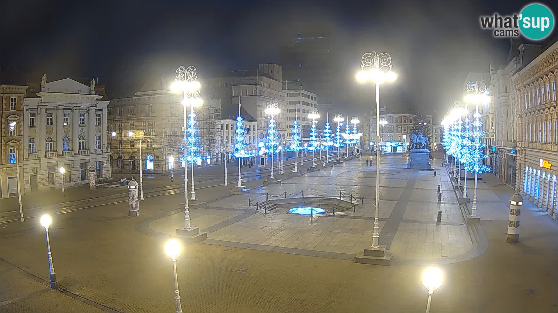 Zagreb camera en vivo plaza Bana Jelačić