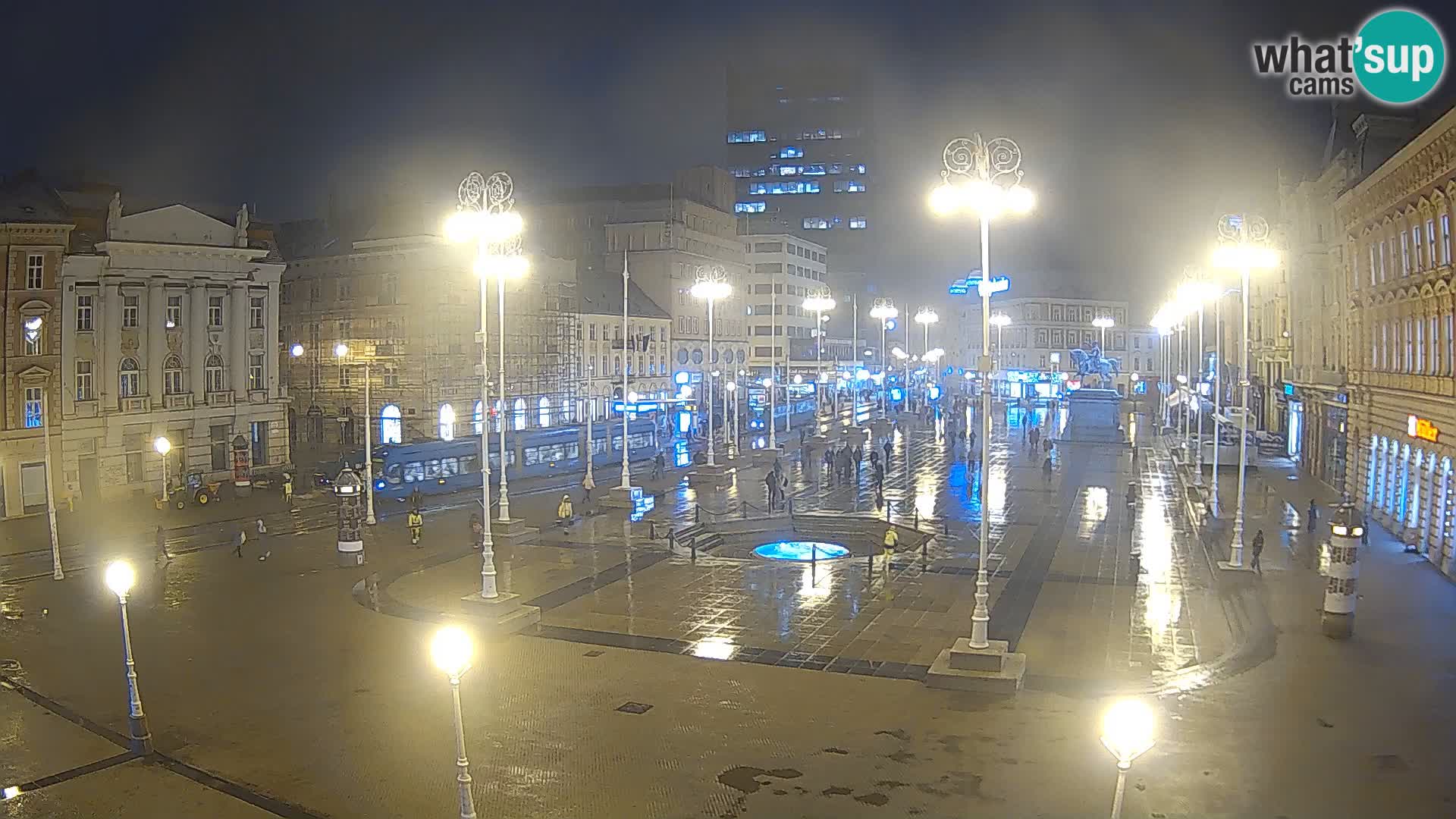 Zagreb Live Webcam Platz Bana Jelačić