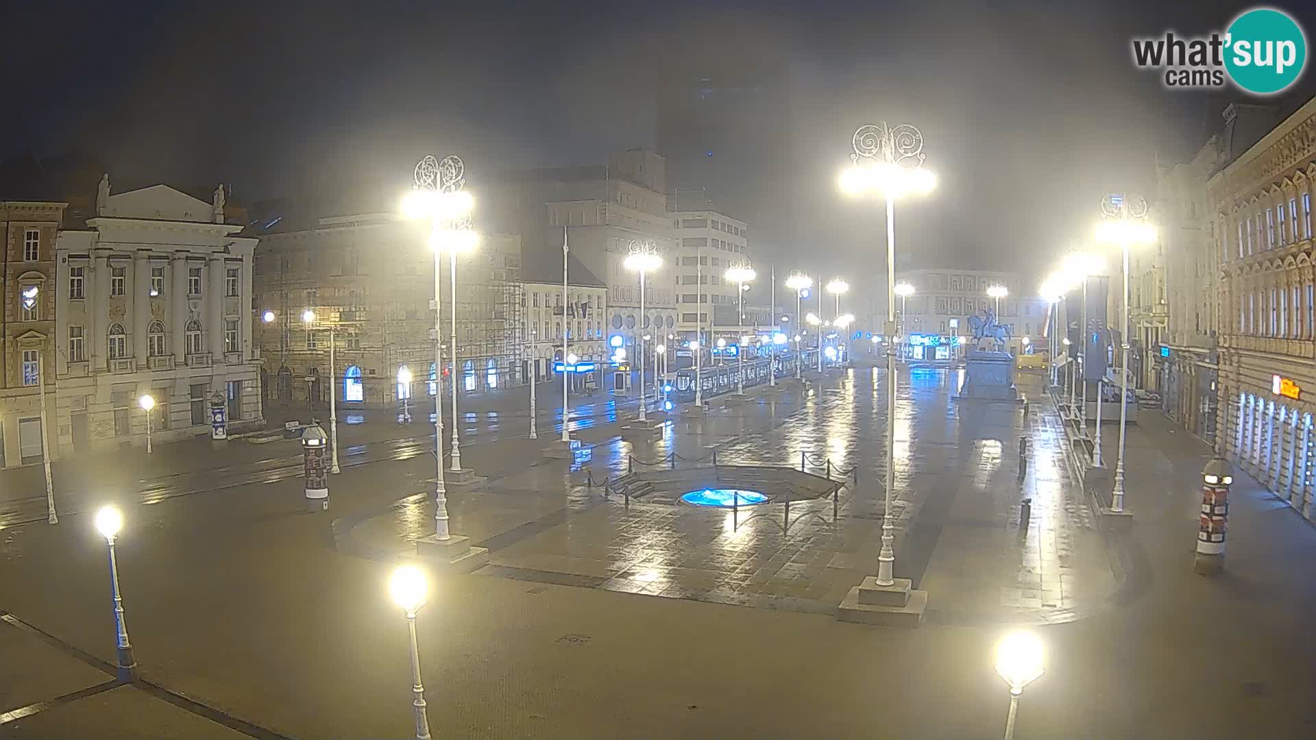 Zagreb Live Webcam Platz Bana Jelačić